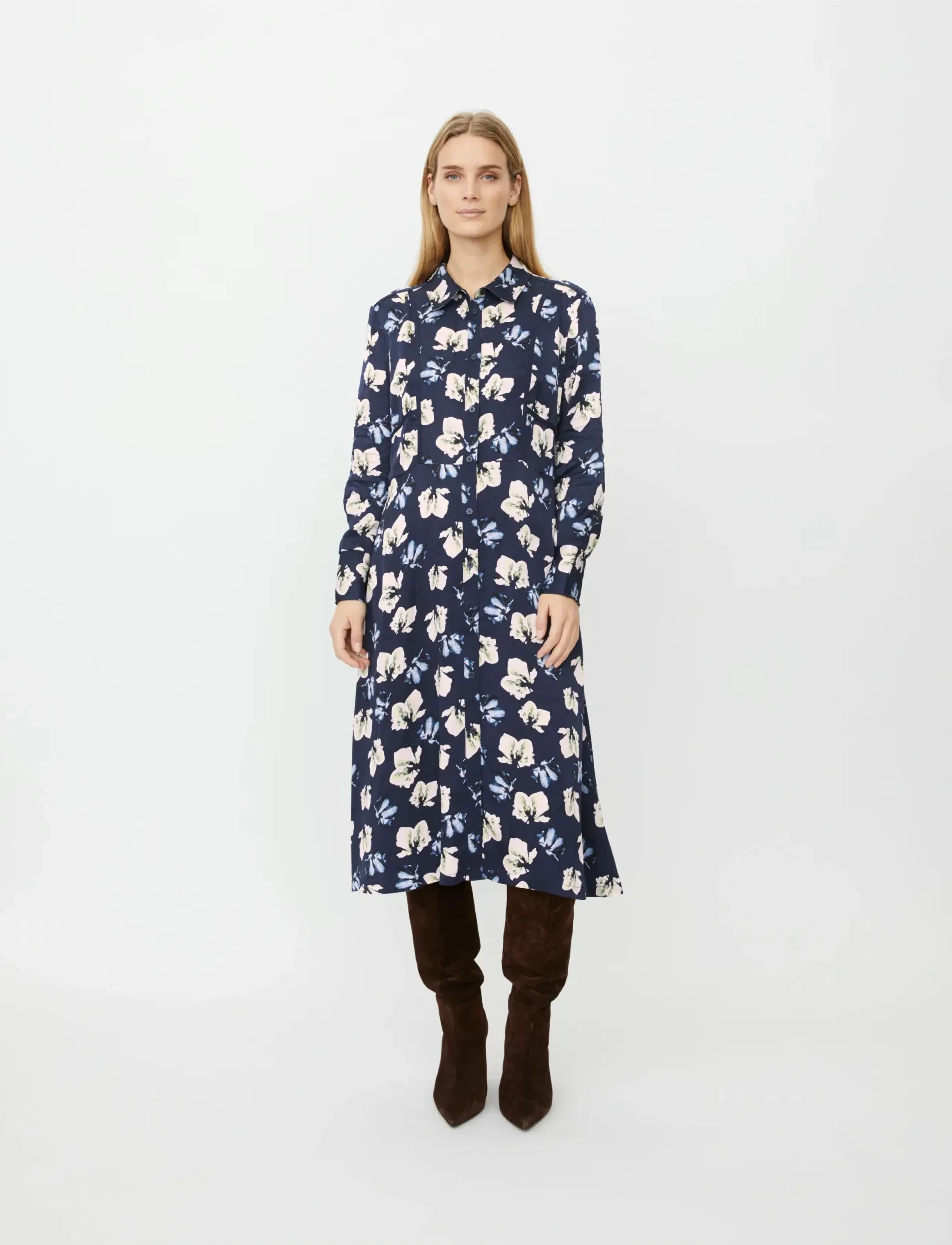 Masai - MaNolivienne - hemdkleider - navy blazer - 3