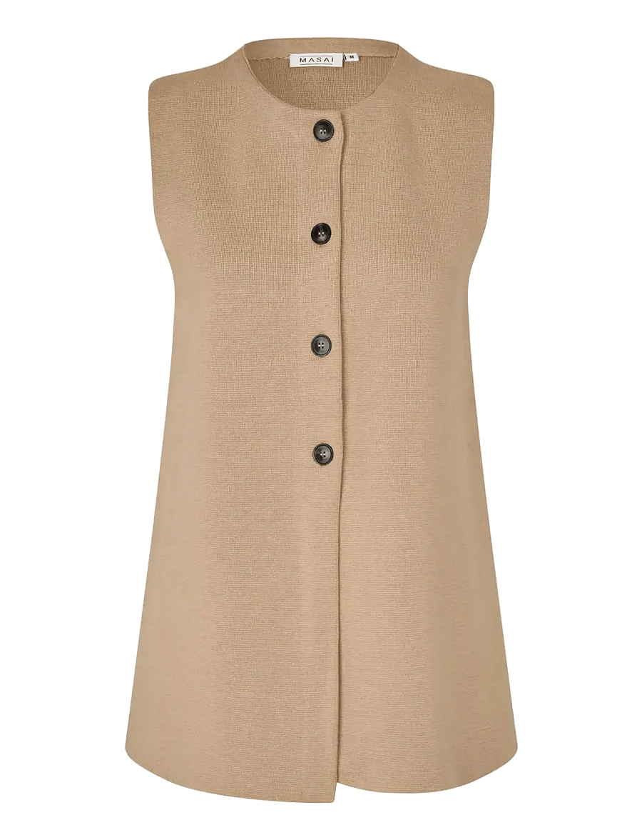 Masai - MaLinbine - knitted vests - incense - 1