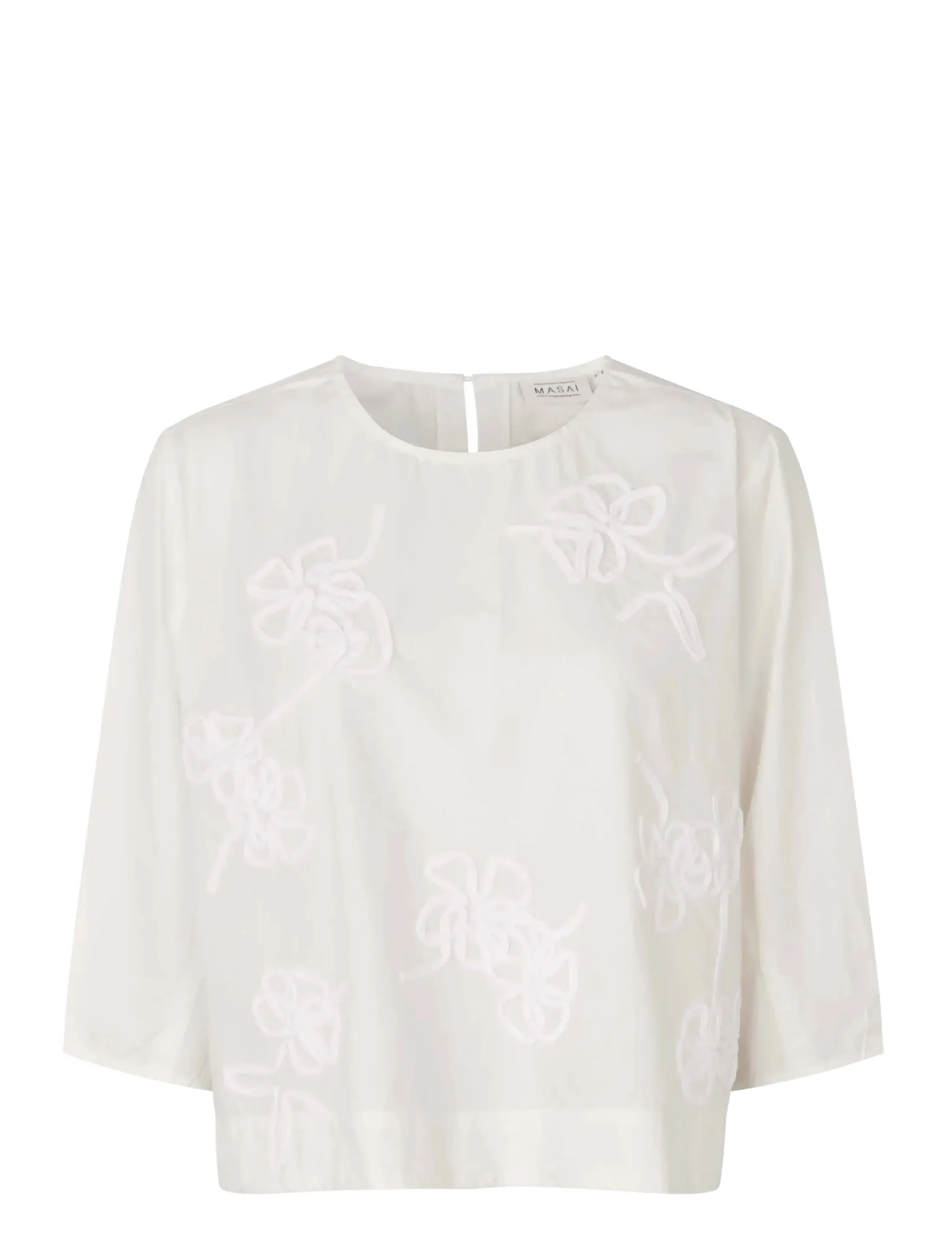 Masai MaDrenithra - Bluser - JET STREAM / white