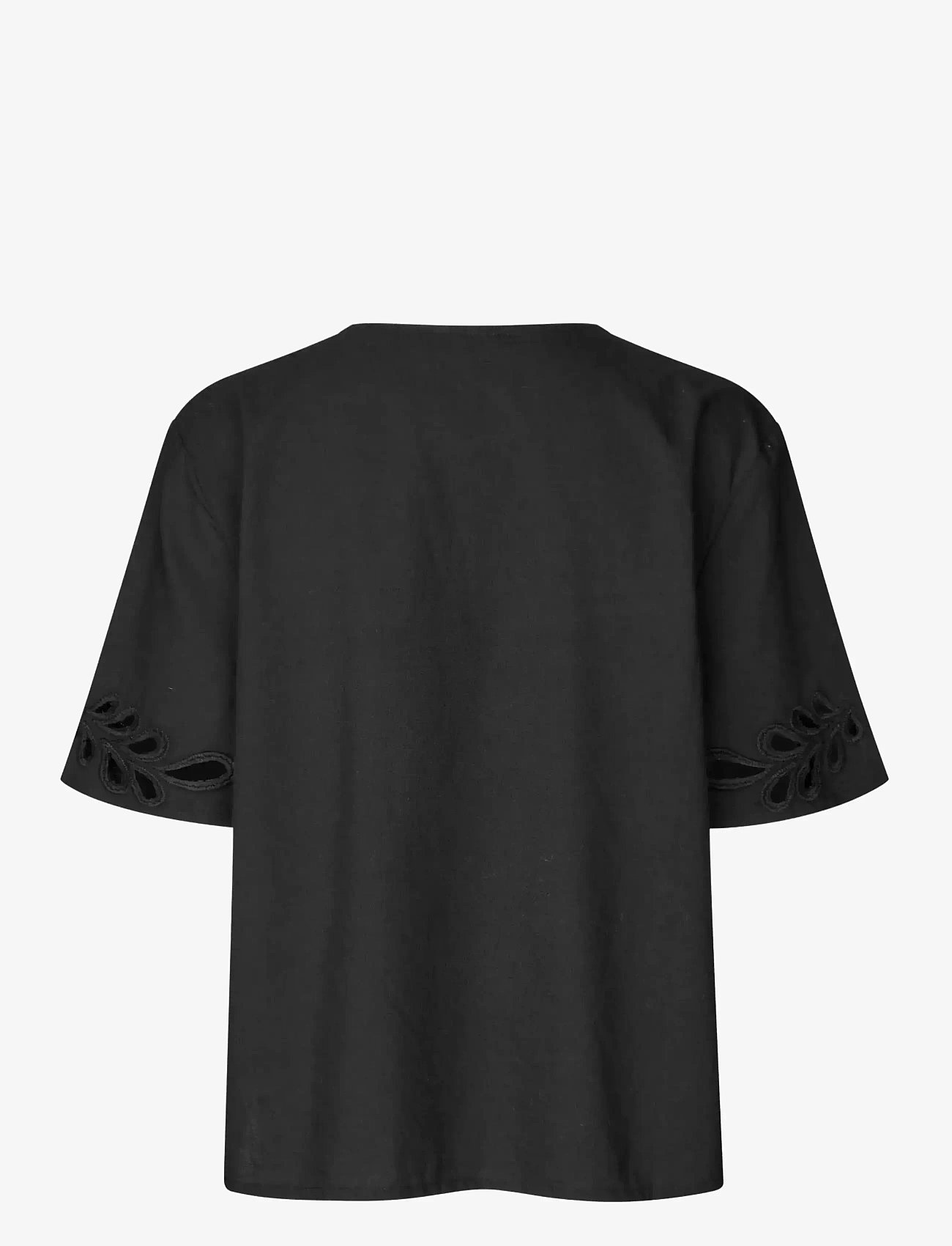 Masai - MaDyselle - kurzämlige blusen - black - 2