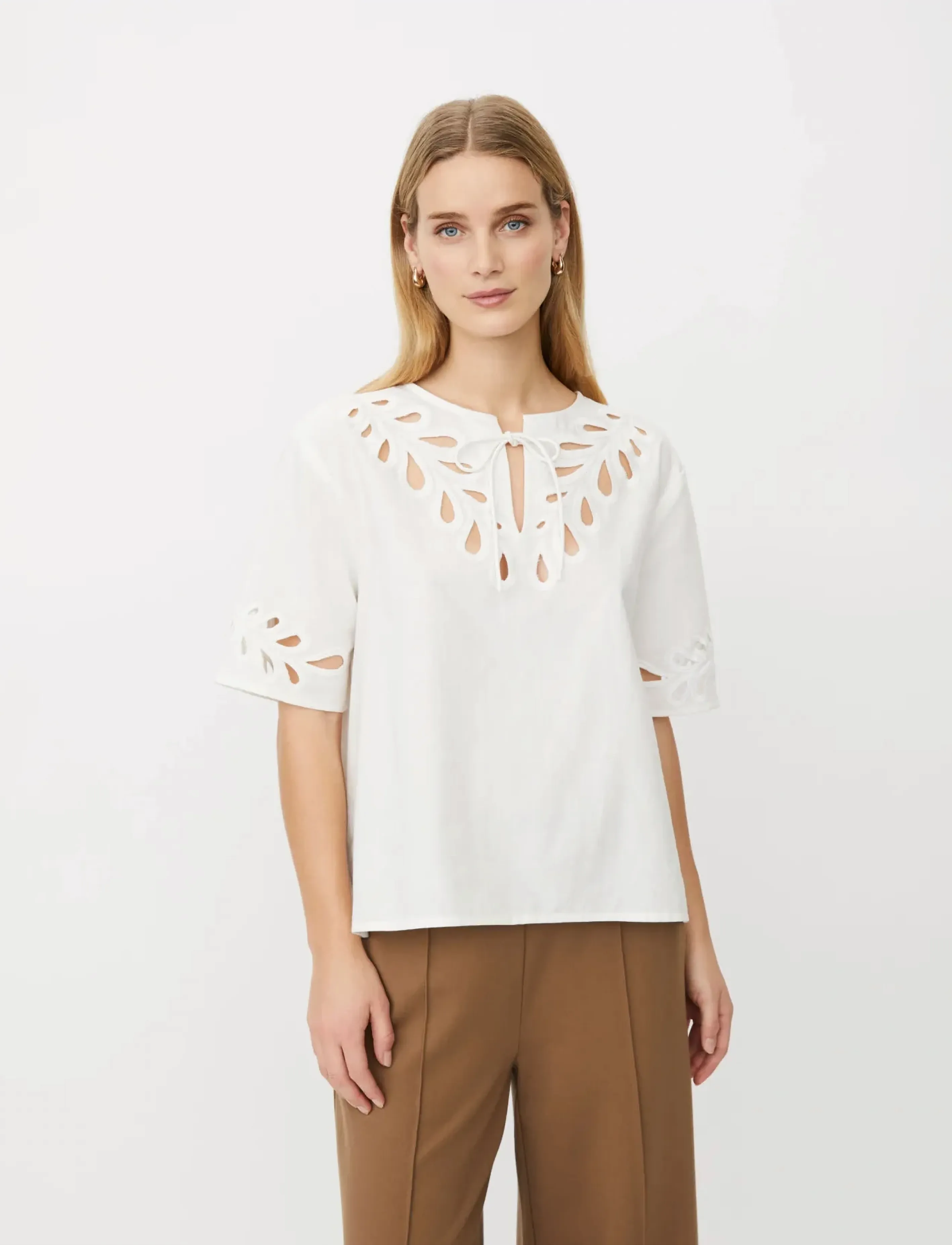 Masai Madyselle, XXL, White, Bluser > Kortærmede, Dame
