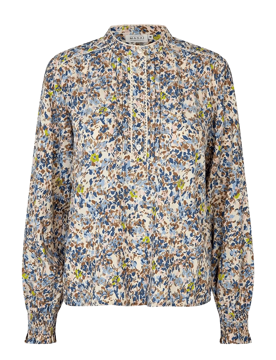 Masai - MaDionelle - langærmede skjorter - placid blue - 1