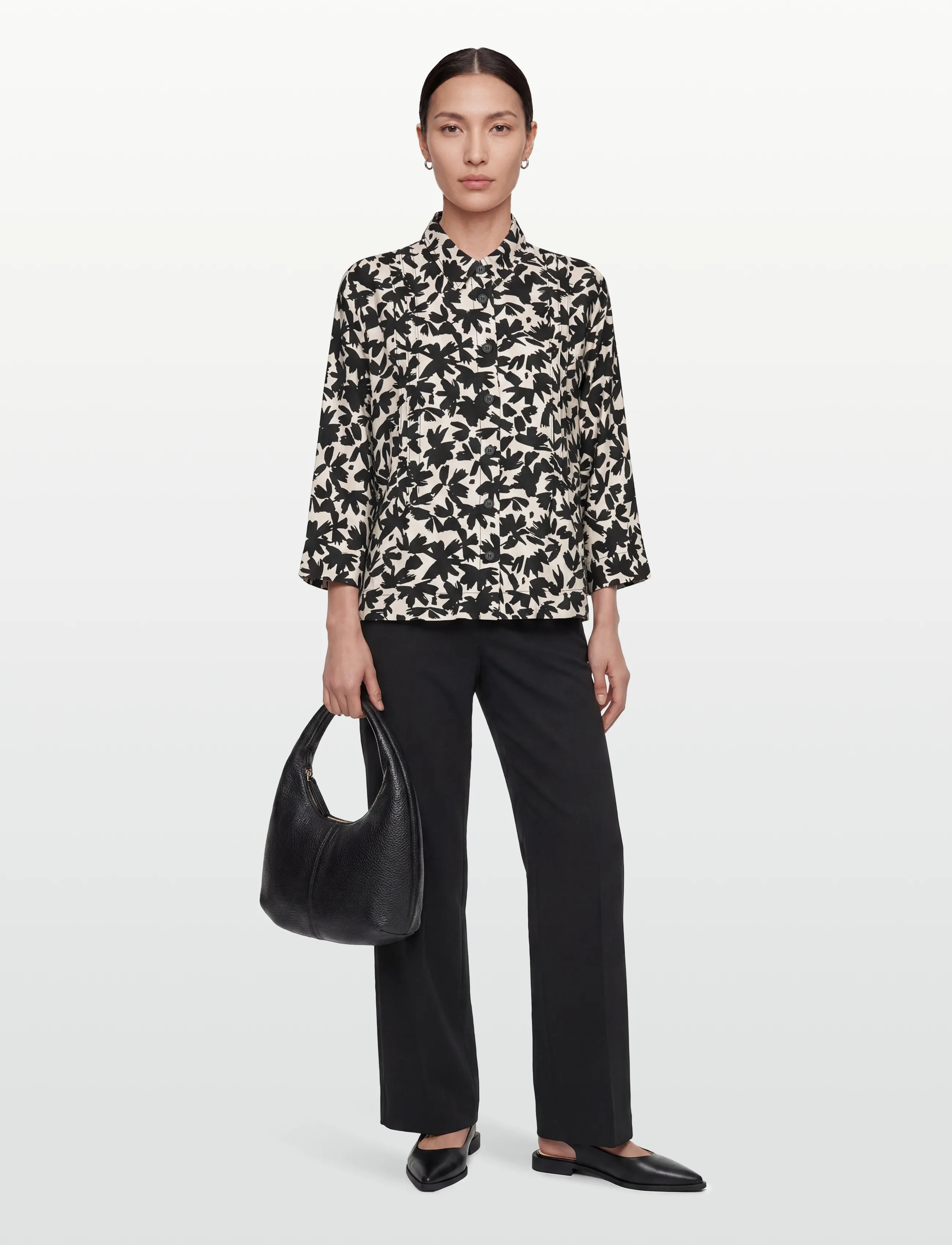 Masai Maibilisan, Kvinder, 3/4 Ærme Bluse, Sort, Str: XXL
