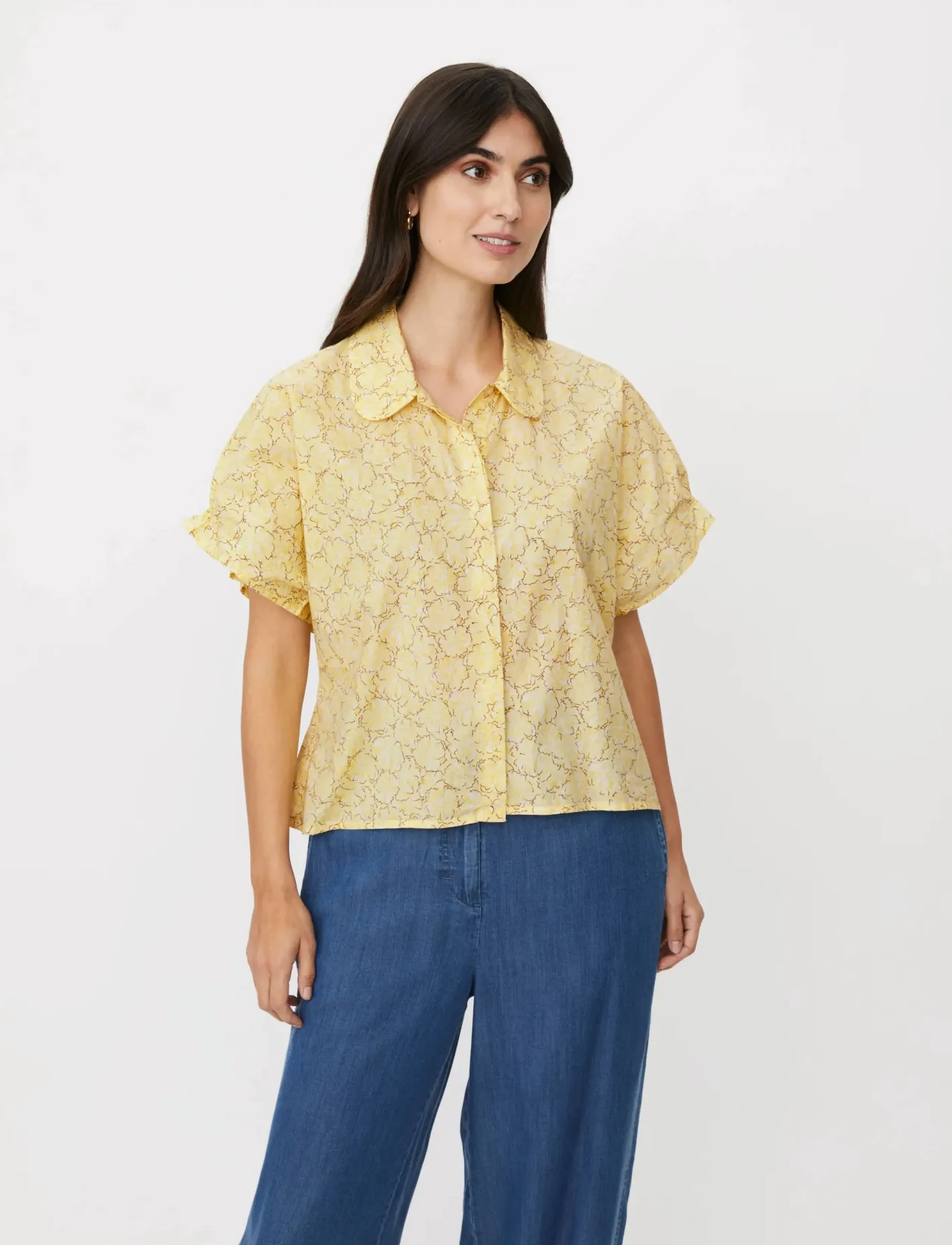 Masai Maindorix, M, Yellow, Skjorter > Kortærmede, Dame