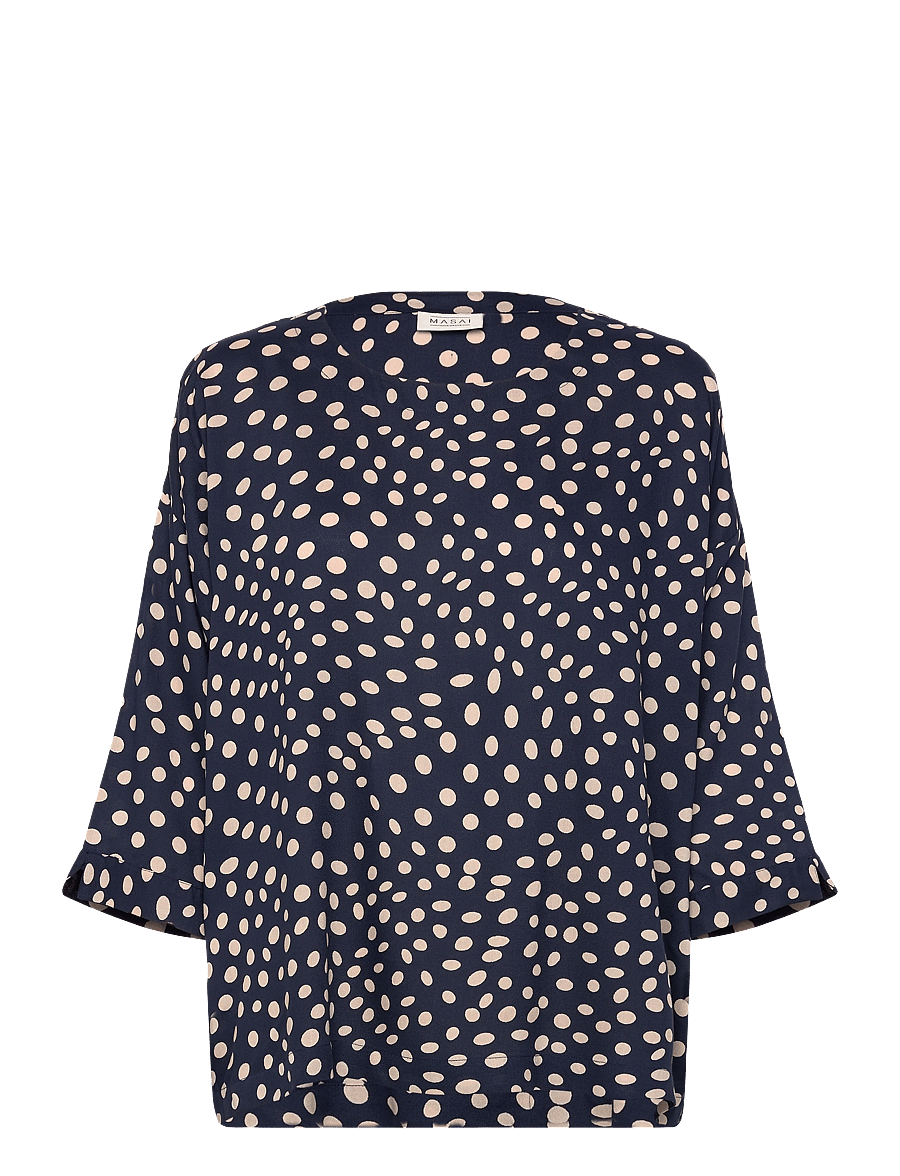 Masai - MaBecca - langärmelige blusen - navy blazer - 1
