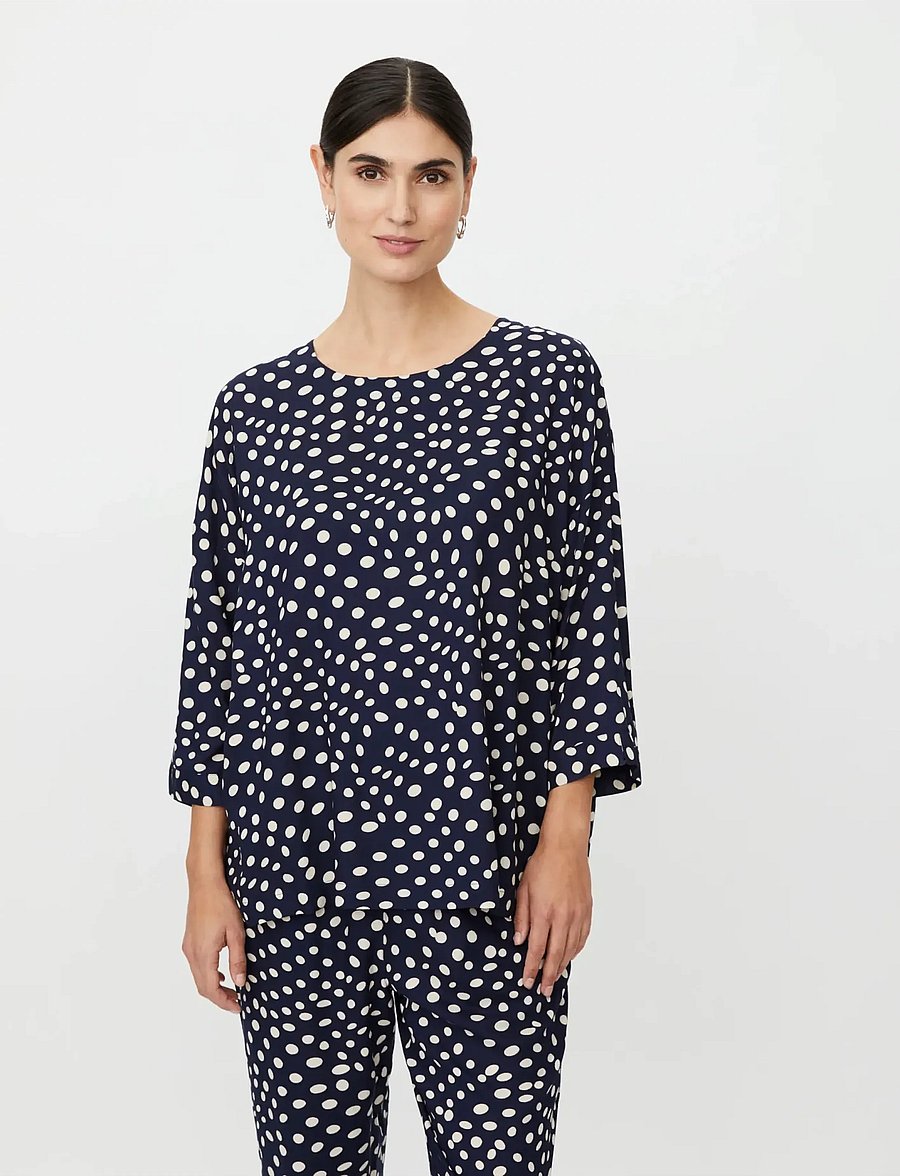 Masai - MaBecca - langärmelige blusen - navy blazer - 0