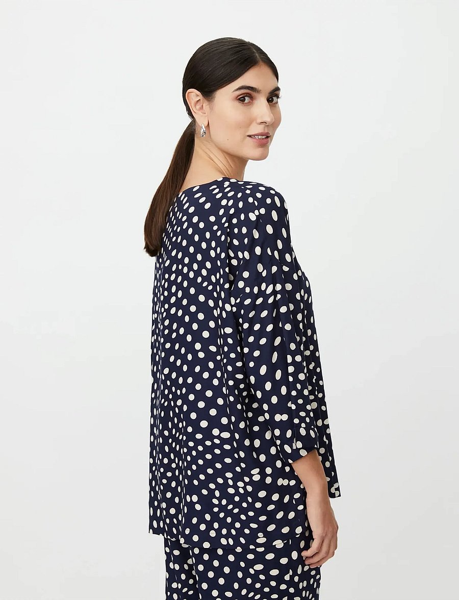 Masai - MaBecca - langärmelige blusen - navy blazer - 3