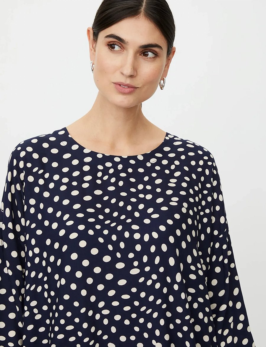 Masai - MaBecca - langärmelige blusen - navy blazer - 4