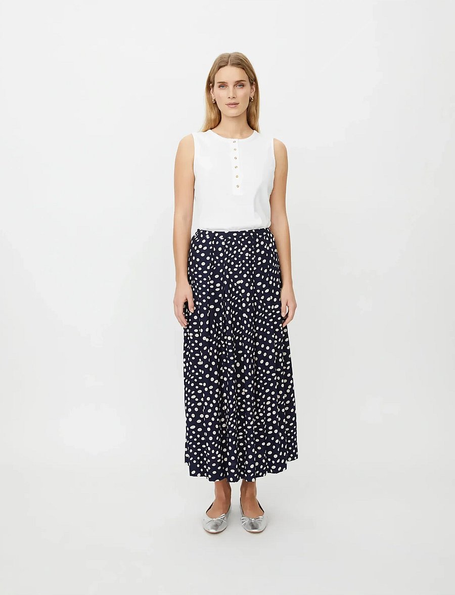 Masai - MaSiffan - midi skirts - navy blazer - 5