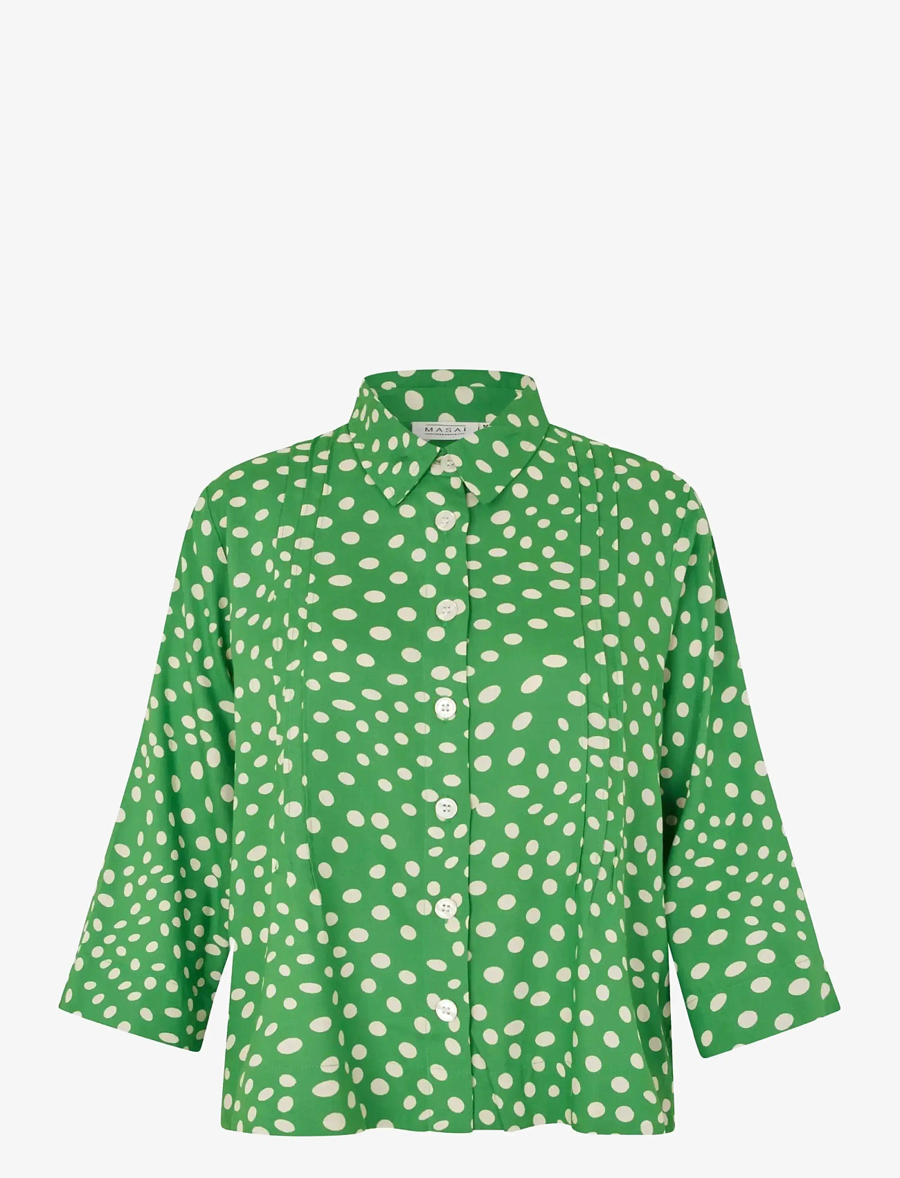 Masai - MaIbilisan - kurzärmlige hemden - mint green - 0