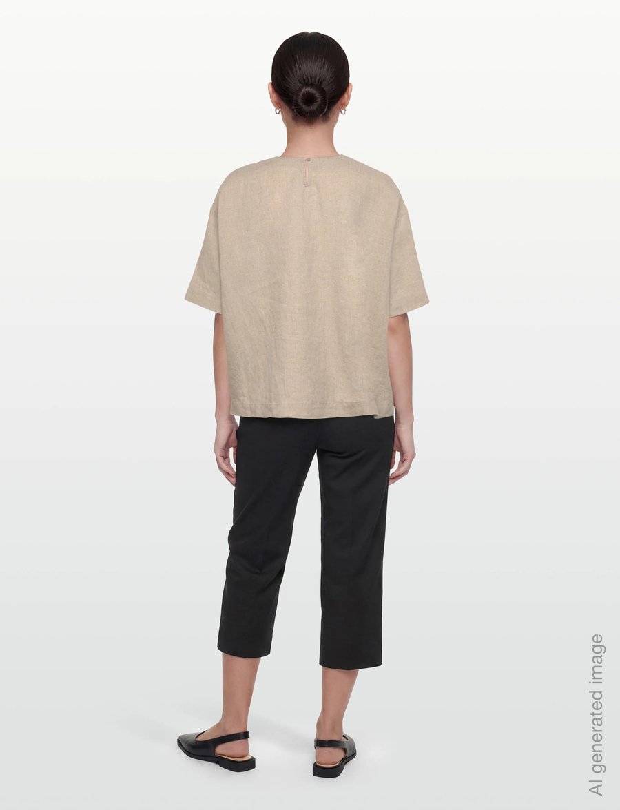 Masai - MaDegana - kortärmade blusar - natural - 4