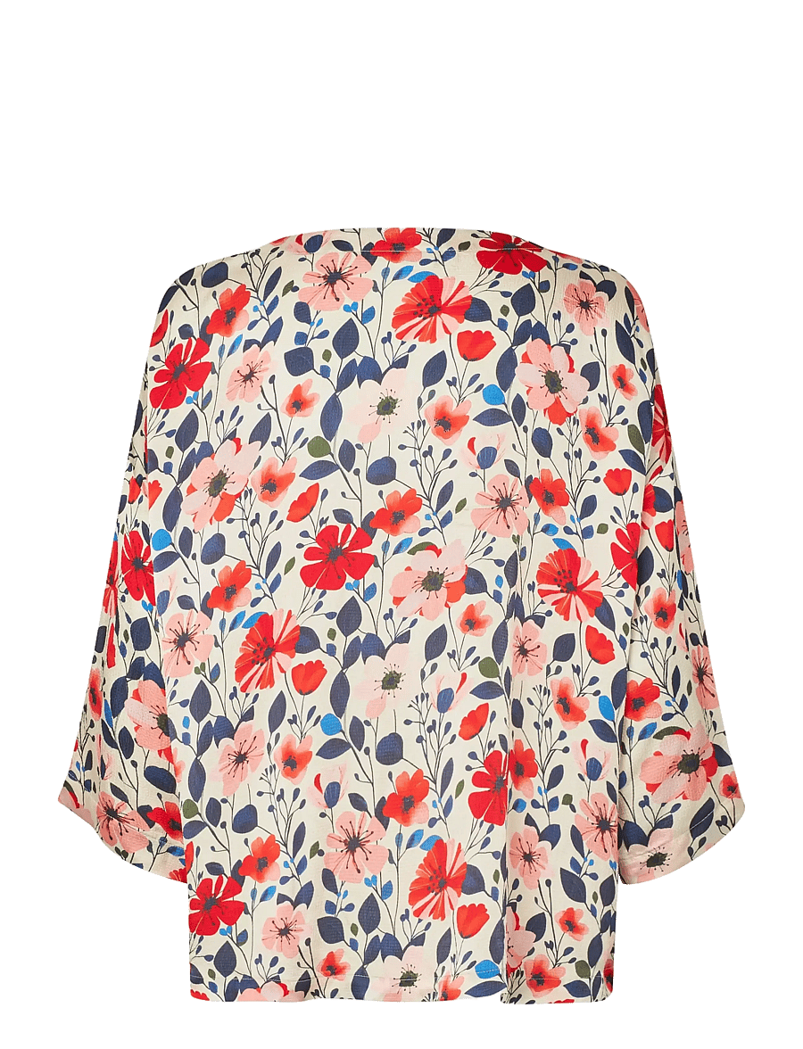 Masai - MaBecca - kurzämlige blusen - poinsettia - 2