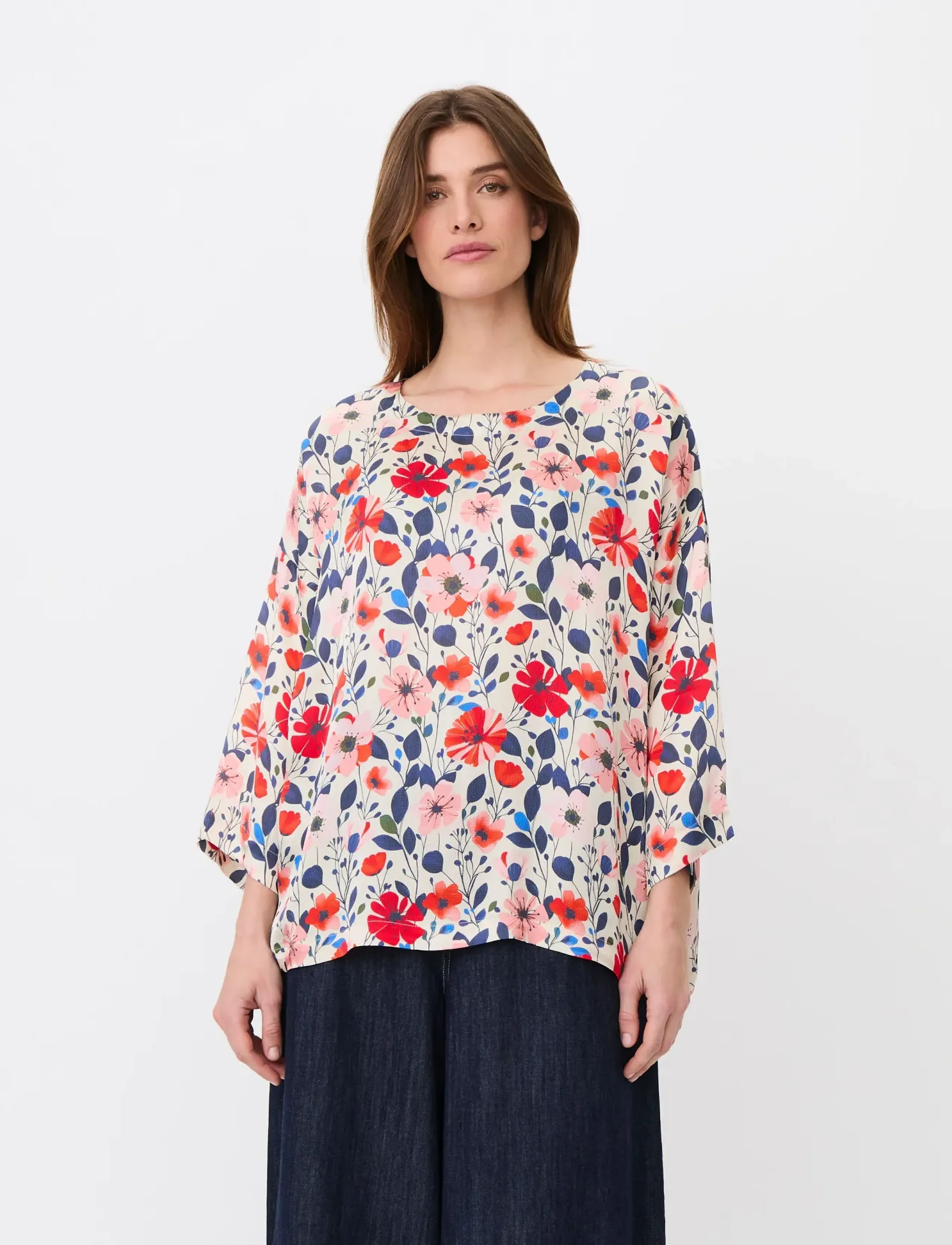 Masai Mabecca, XL, Cream, Bluser > Kortærmede, Dame