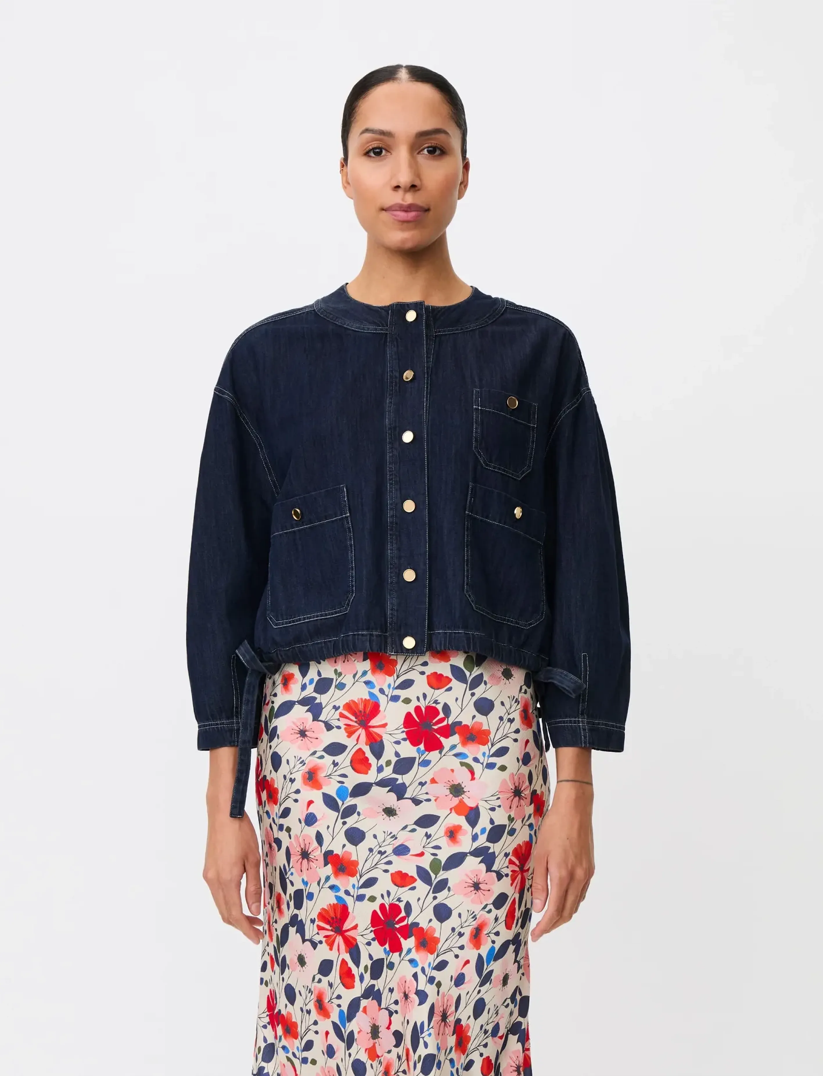 Masai Majynthera, XL, Jackets, Marineblau - Denim, Frauen