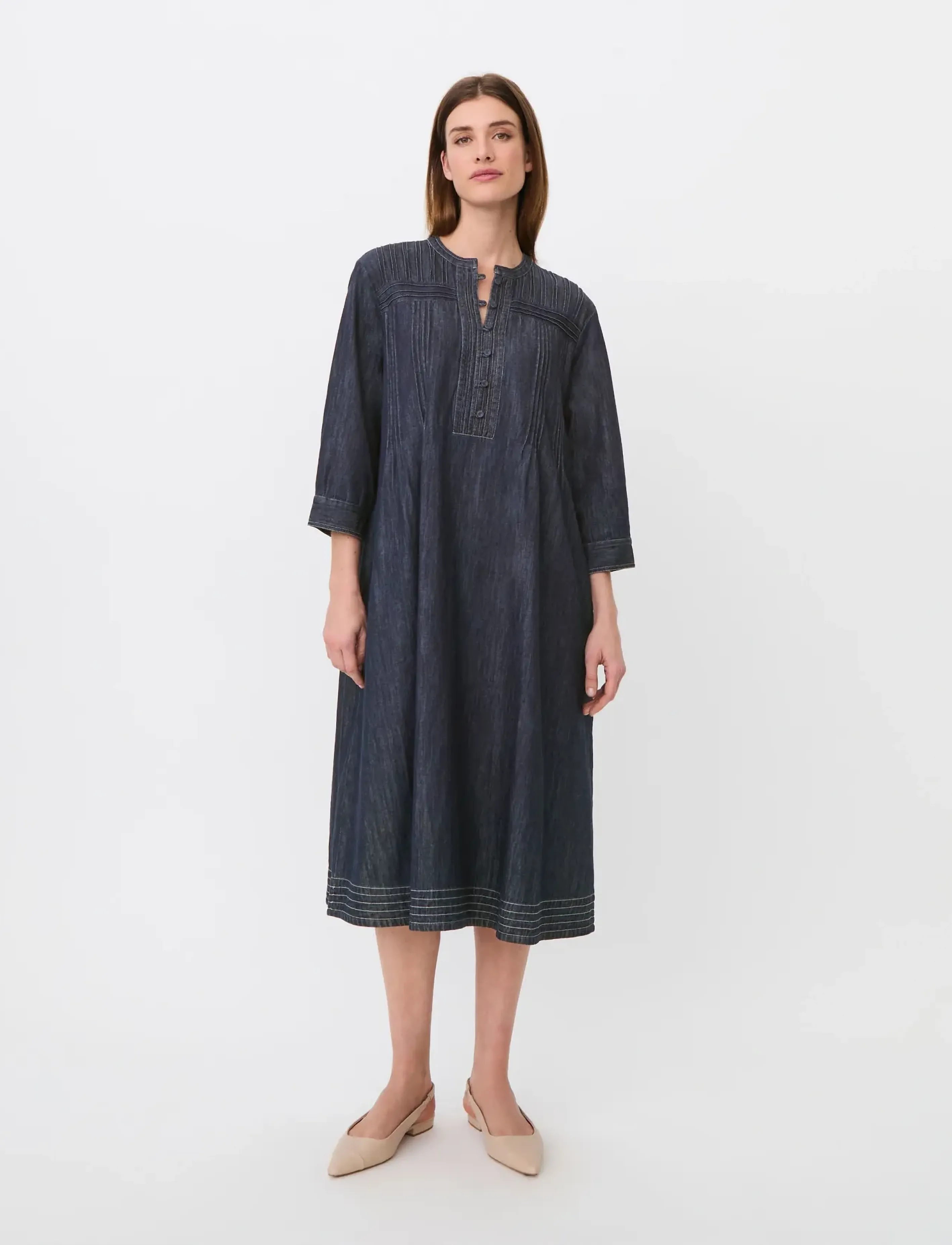 Masai Manakillaia, L, Navy, Kjoler > Knælange Og Midi, Dame