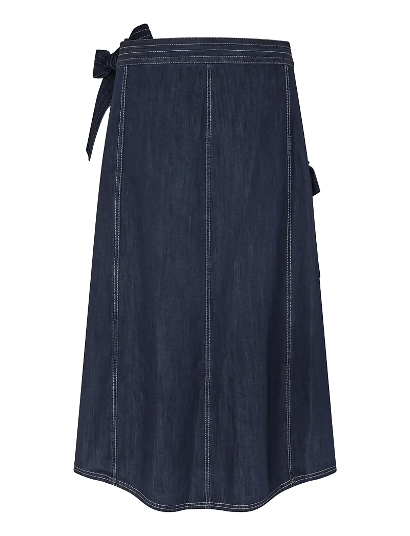 Masai - MaSanchiana - susiaučiami sijonai - dark denim - 2
