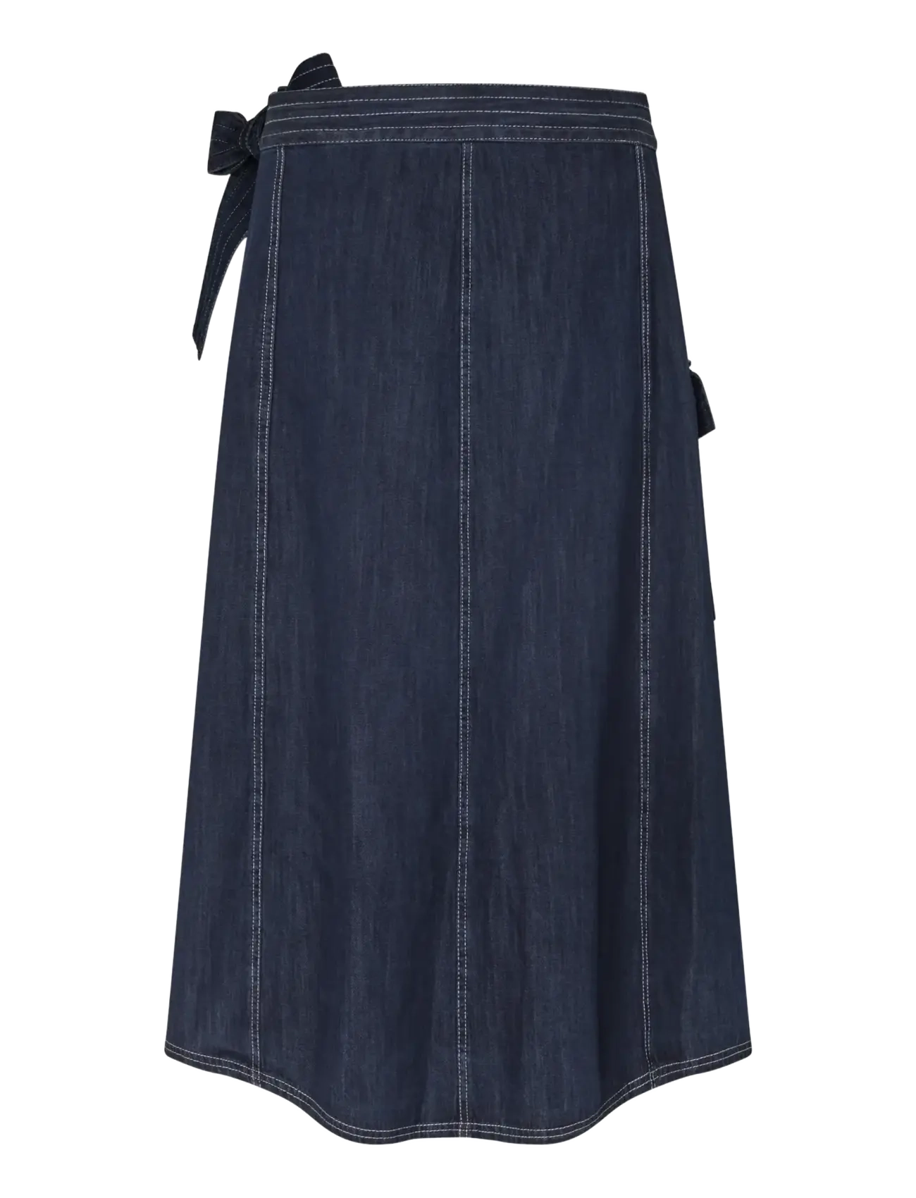 Masai - MaSanchiana - slå-om-nederdele - dark denim - 2