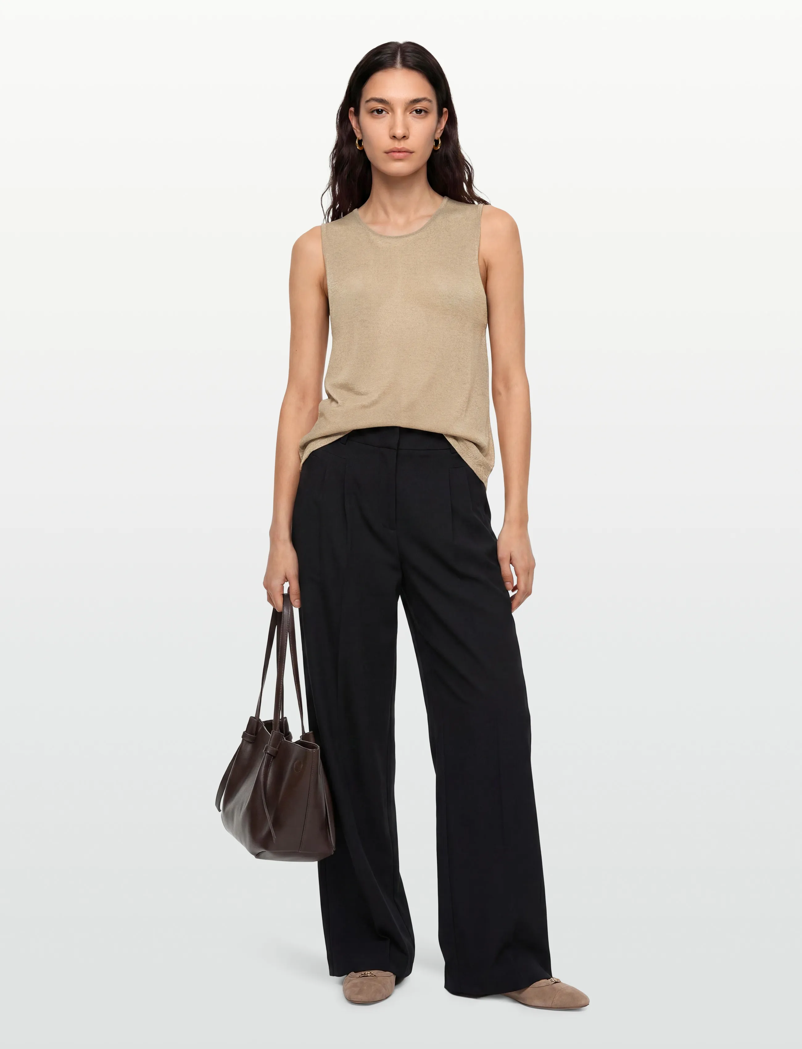 Masai MaFarilynn - Sleeveless tops - WIND CHIME / beige
