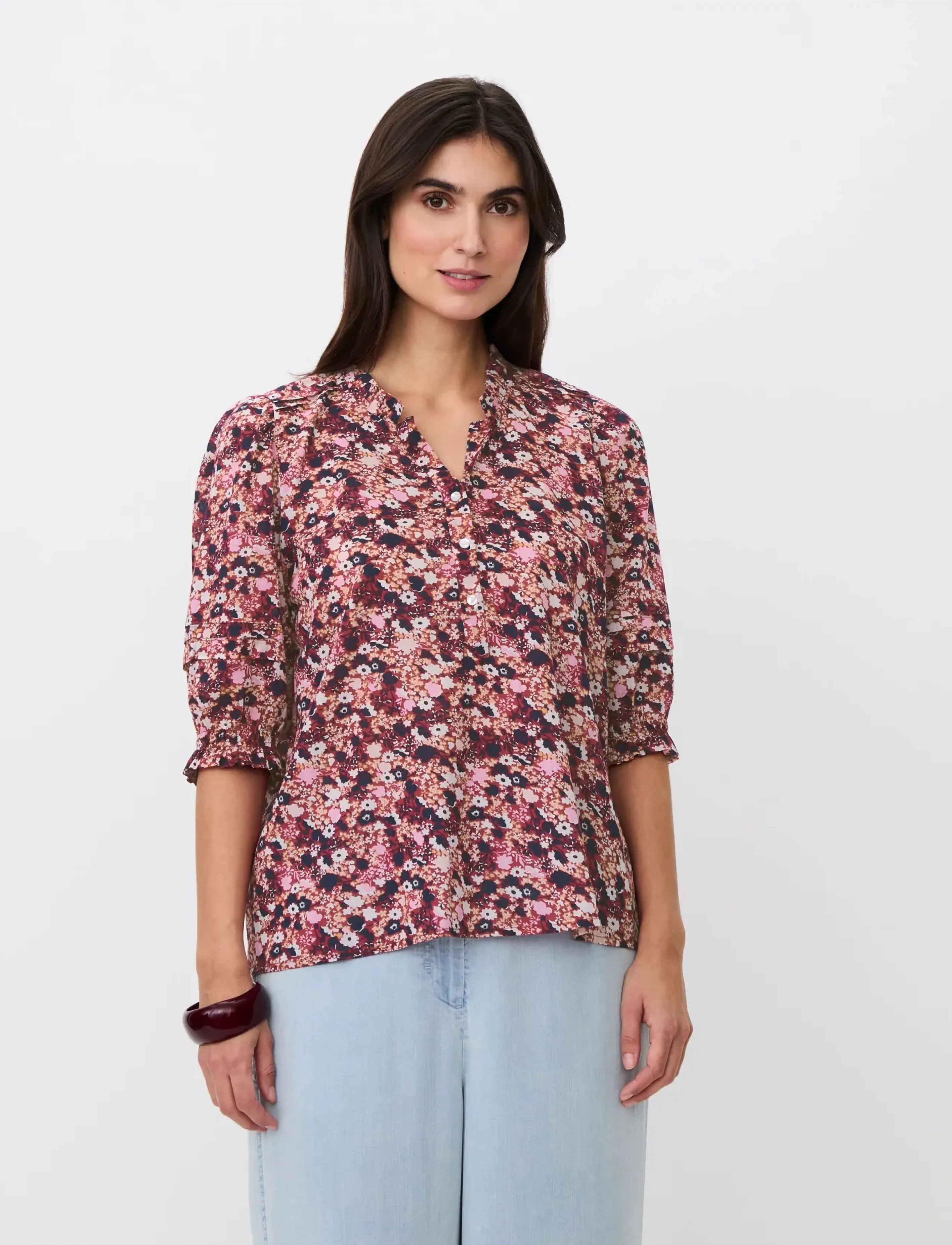 Masai MaBrenitha - Blusen & Hemden - BEET RED / burgundy