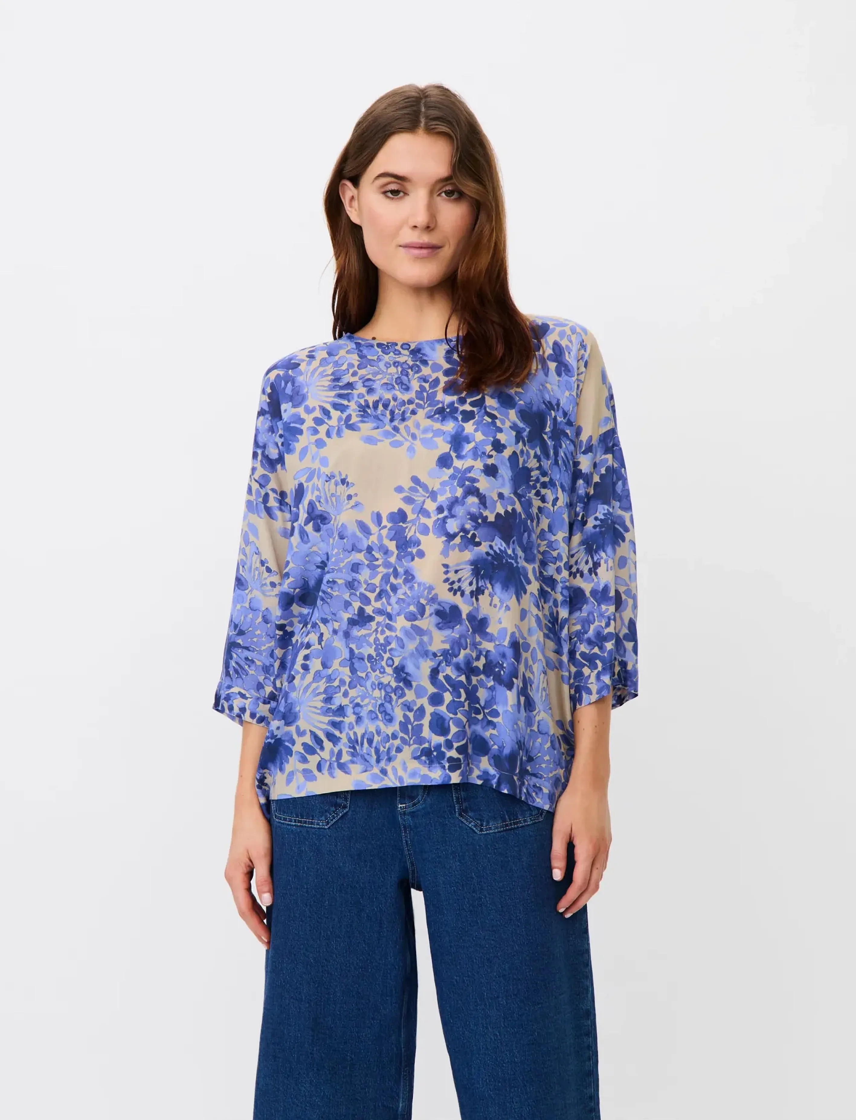 Masai Mabecca, XL, Blue, Bluser > Kortærmede, Dame