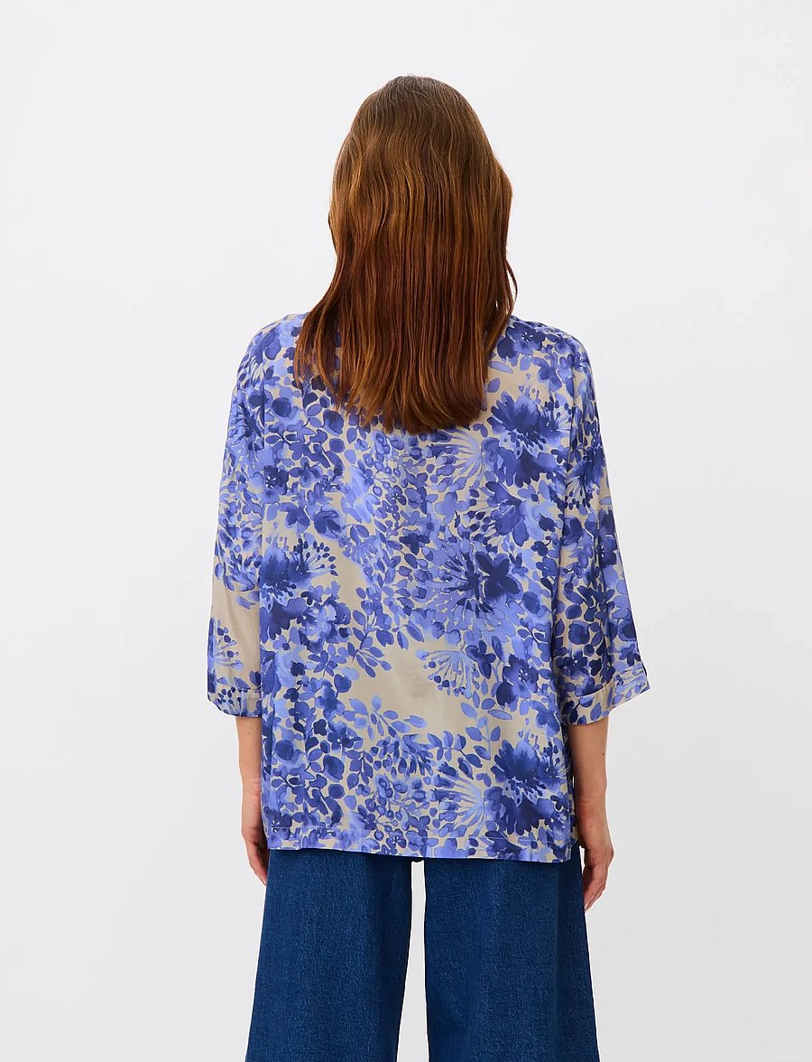 Masai - MaBecca - stutterma blússur - medieval blue - 3