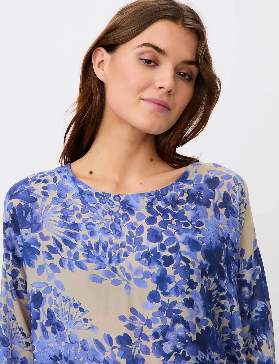 Masai - MaBecca - stutterma blússur - medieval blue - 4