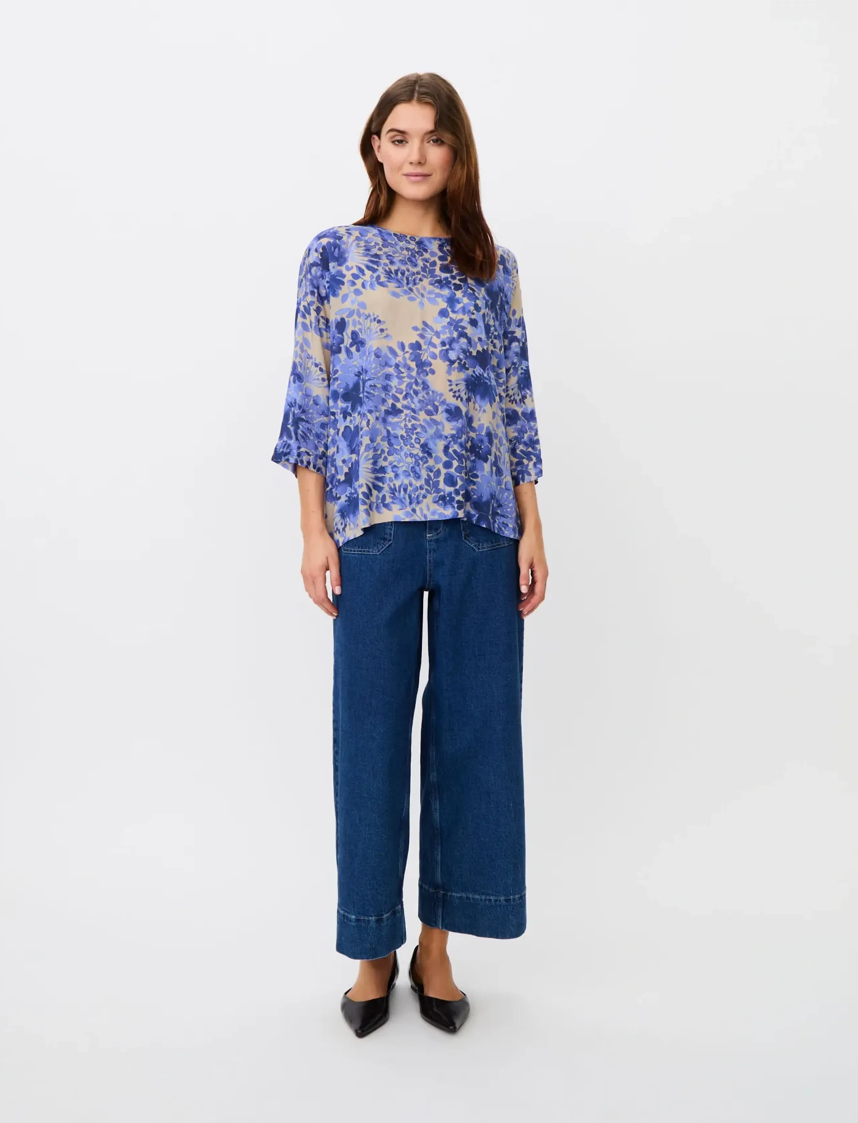 Masai - MaBecca - stutterma blússur - medieval blue - 5