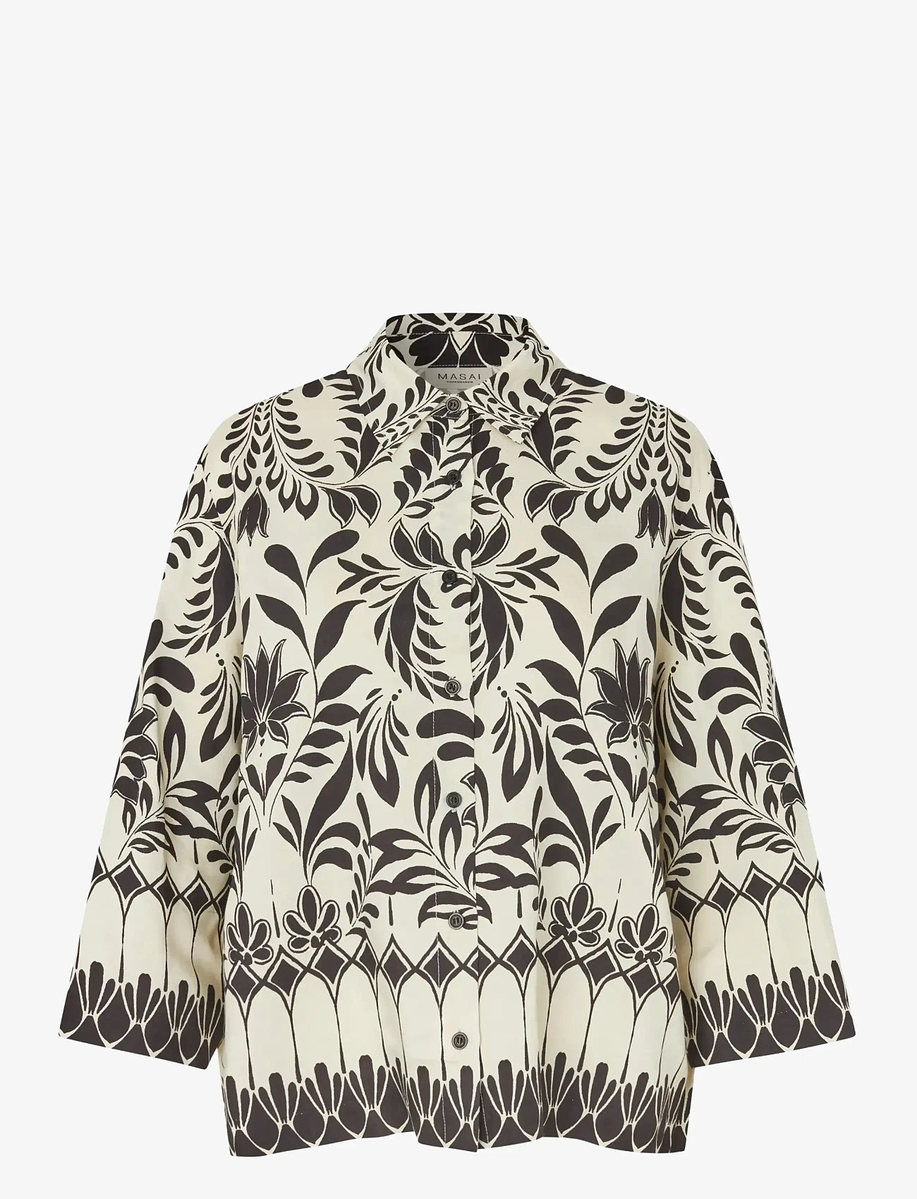 Masai - MaIsolde - langärmlige hemden - black - 0