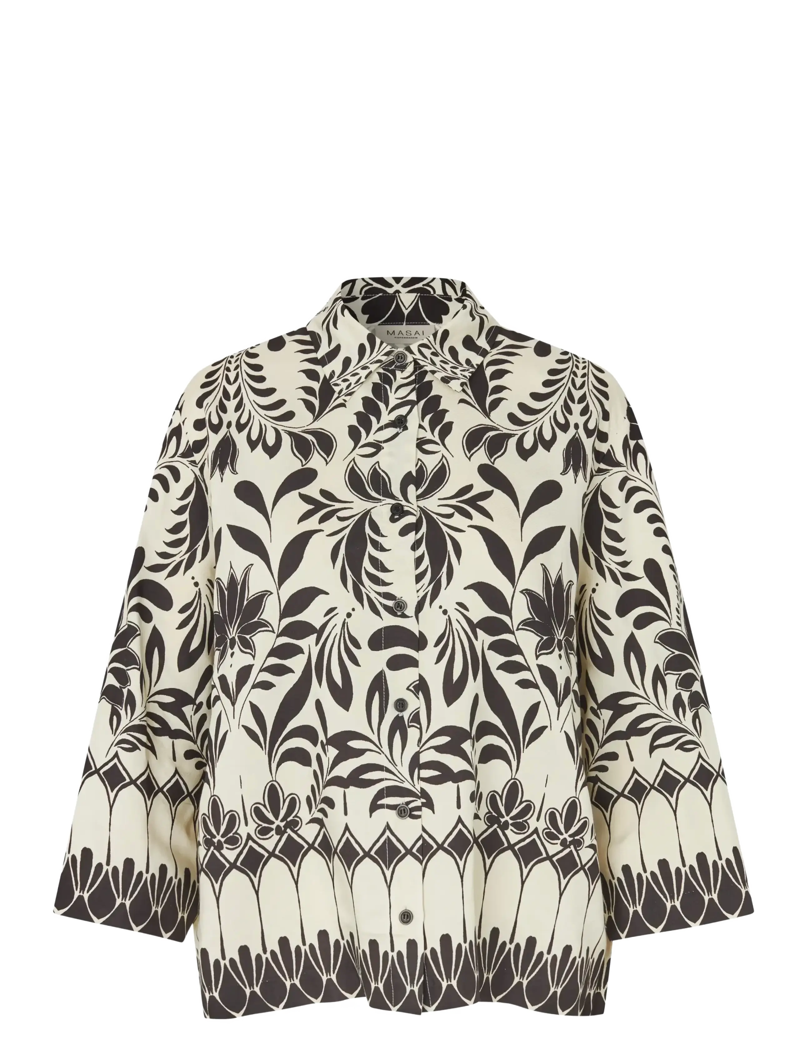 Masai MaIsolde - Blouses & Overhemden - BLACK / black