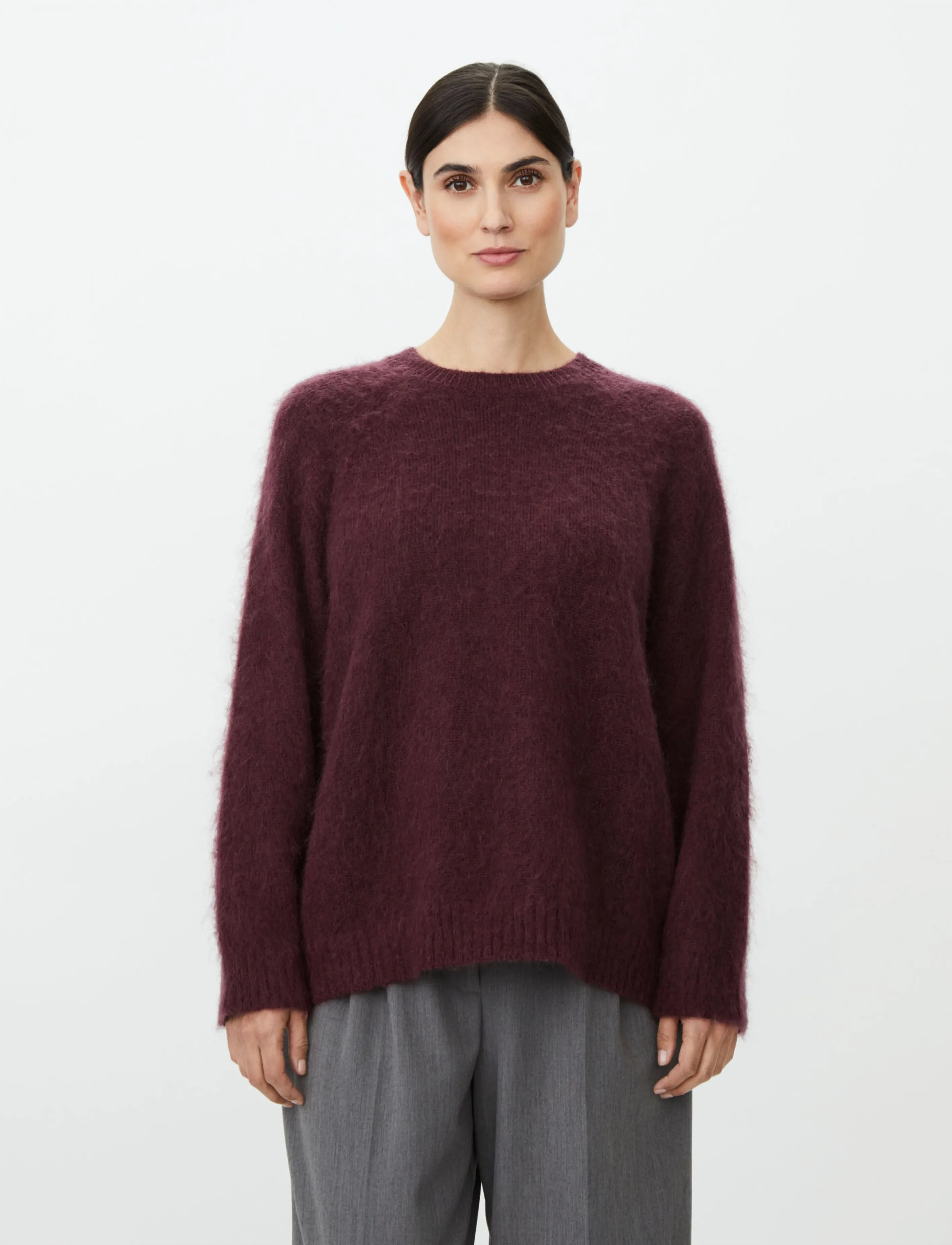Masai Mafirdis, Damen, Strickpullover, Burgunderrot, Gr.M