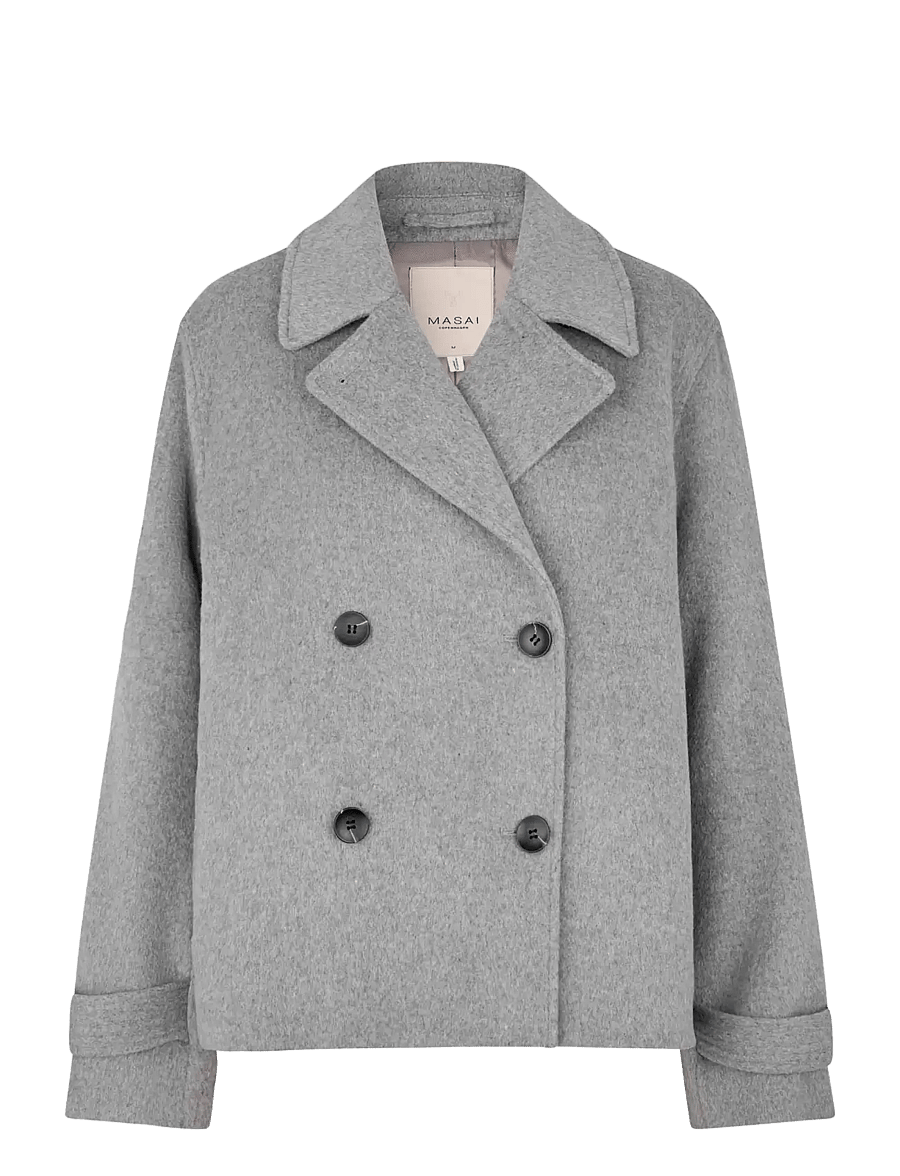 Masai - MaTylvora - wool jackets - m. grey mel. - 1