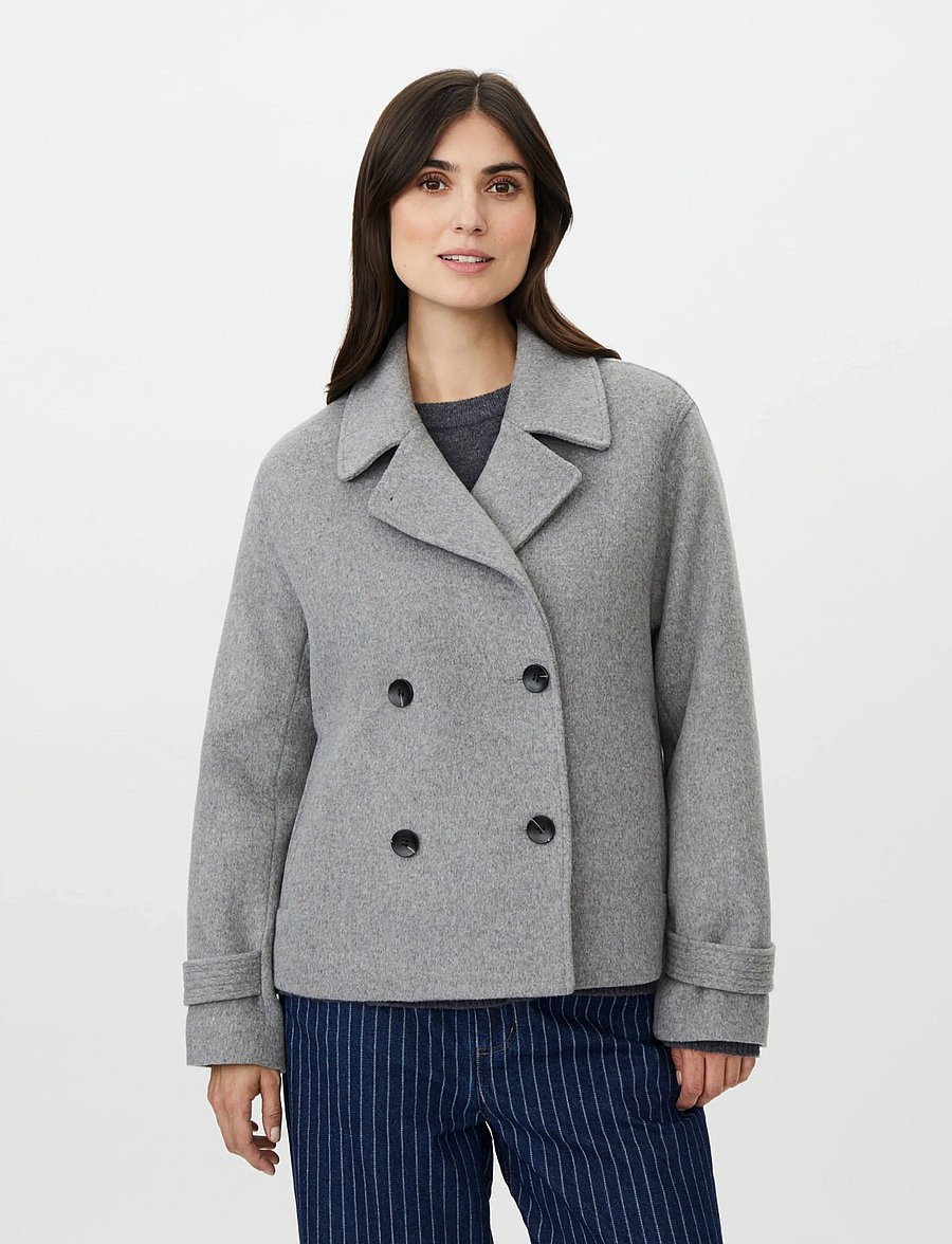 Masai - MaTylvora - wool jackets - m. grey mel. - 0