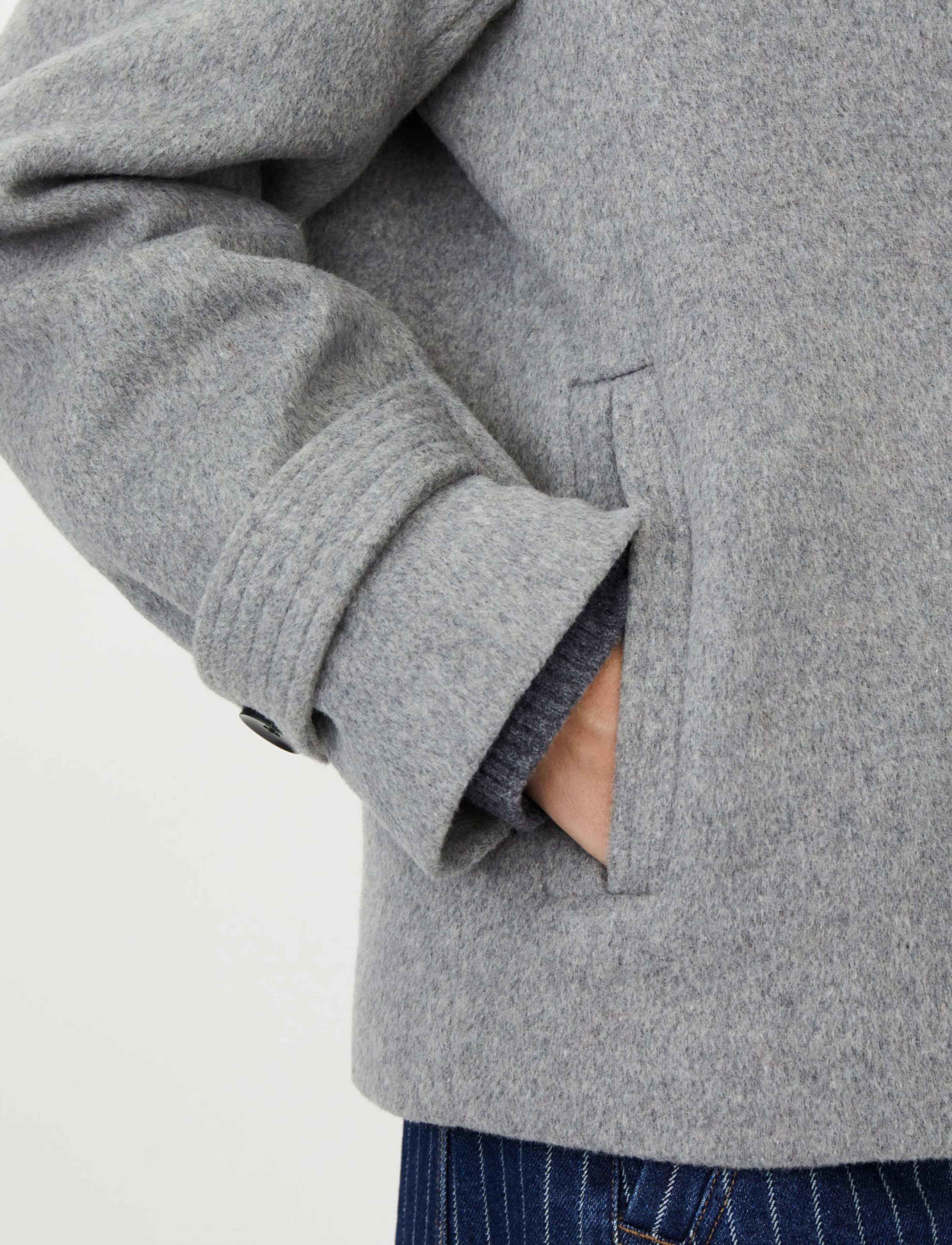 Masai - MaTylvora - wool jackets - m. grey mel. - 4