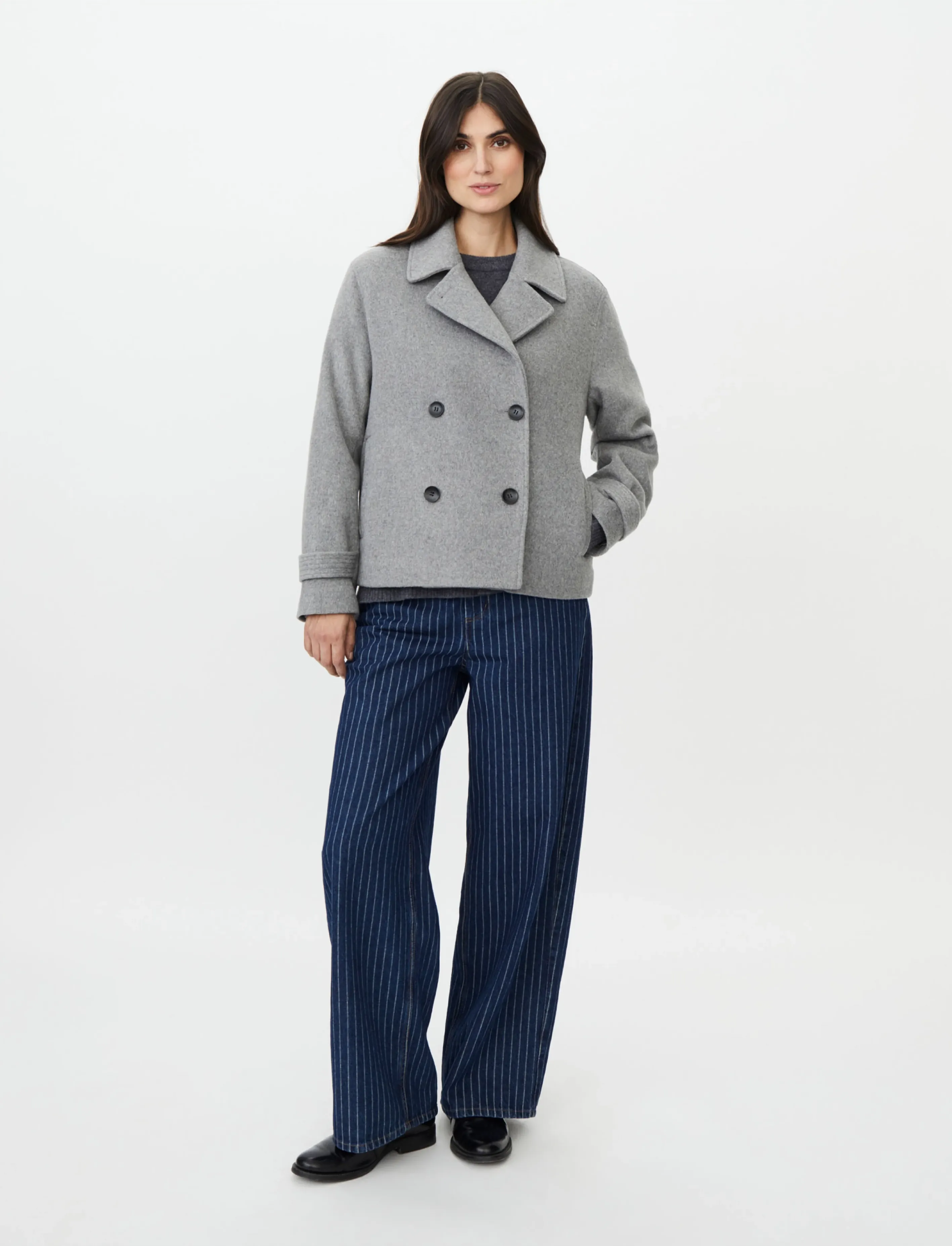 Masai - MaTylvora - wool jackets - m. grey mel. - 5
