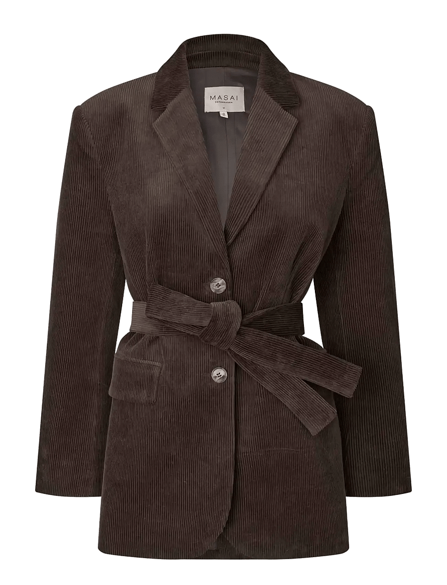 Masai - MaJavera - belted blazers - slate black - 0