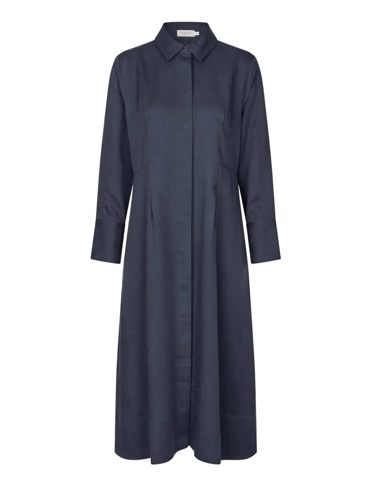 Masai - MaNysandra - skjortekjoler - dress blue - 1