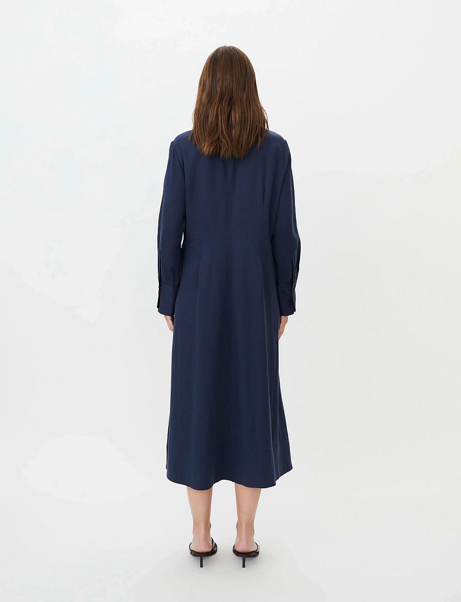 Masai - MaNysandra - skjortekjoler - dress blue - 3