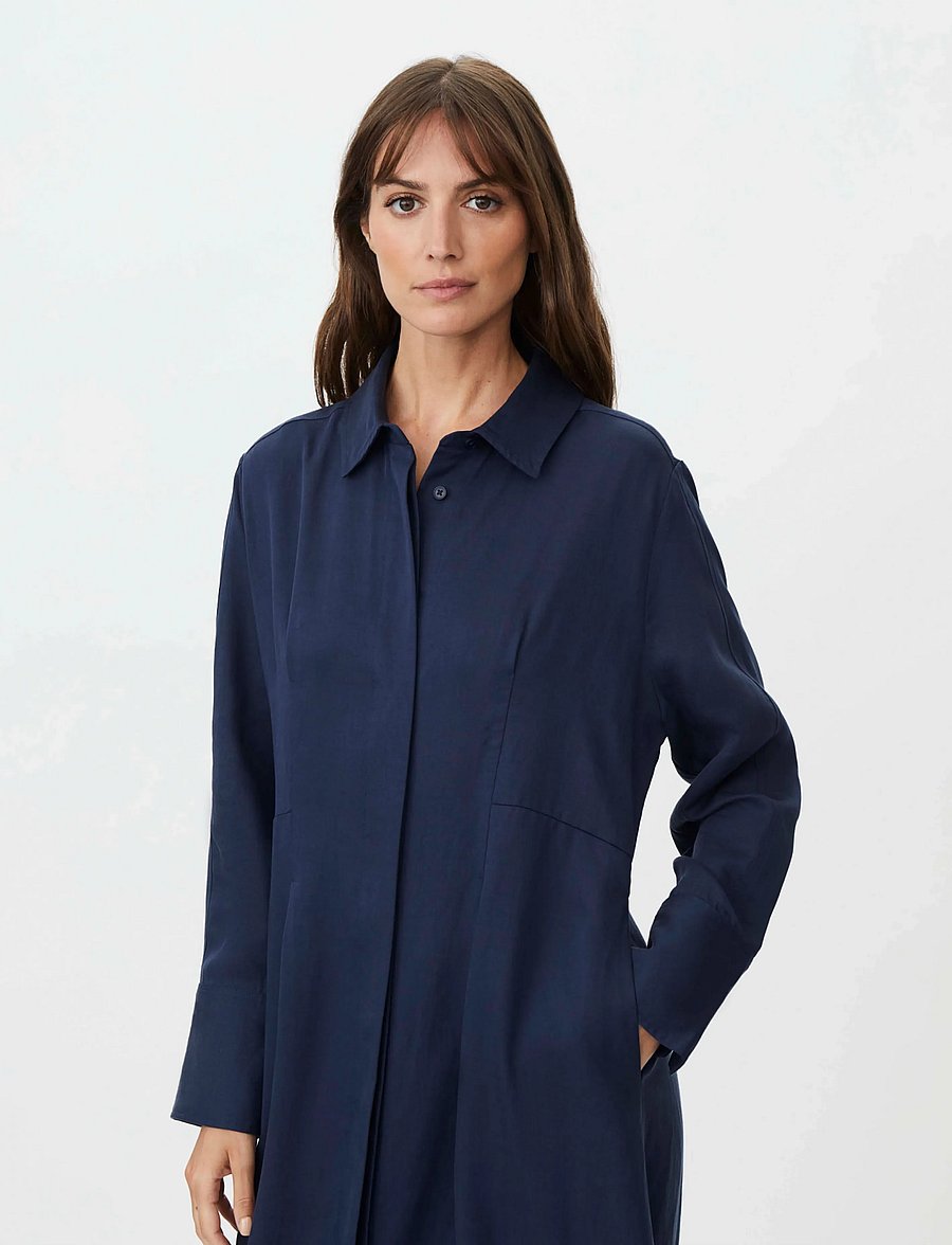 Masai - MaNysandra - skjortekjoler - dress blue - 4