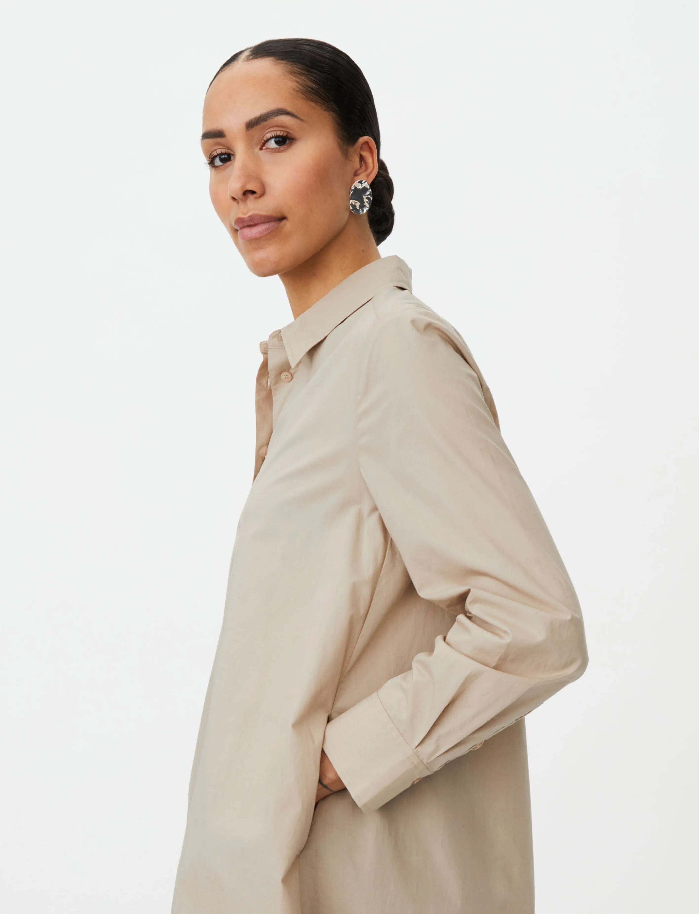Masai - MaIngebetha - langærmede skjorter - plaza taupe - 4