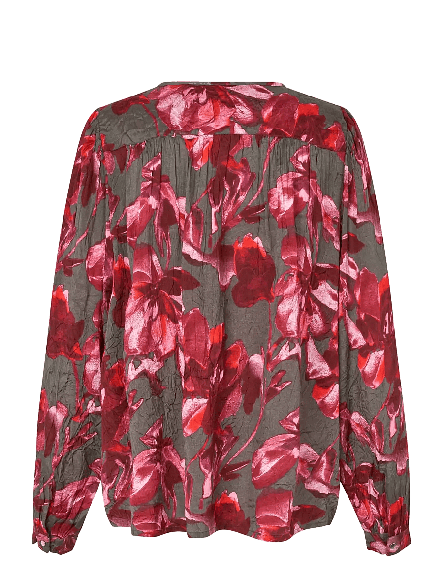 Masai - MaDarya - pikkade varrukatega pluusid - tibetan red - 1