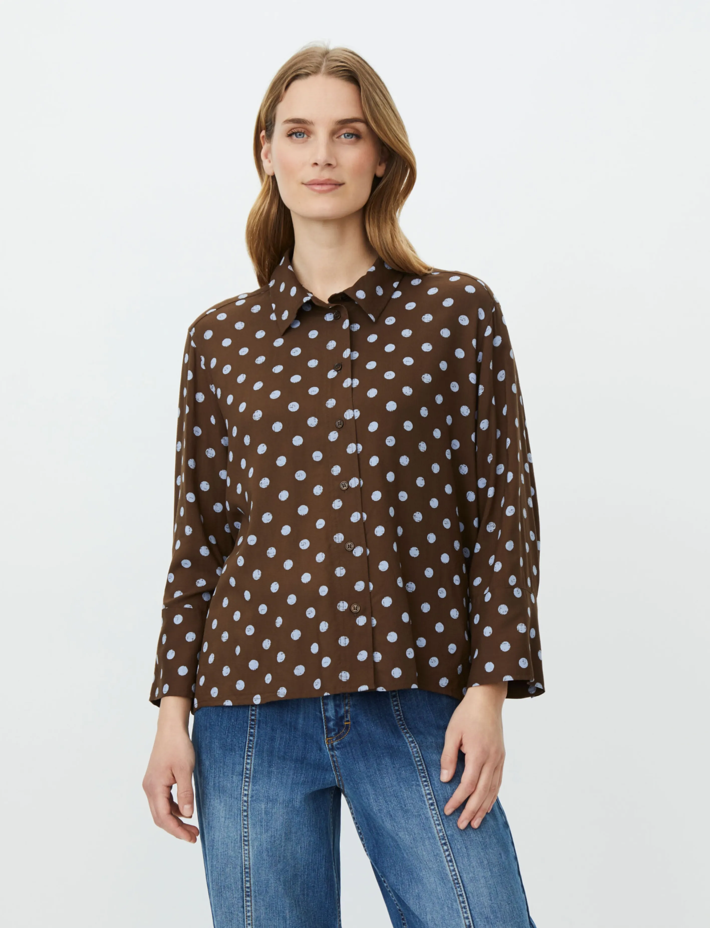 Masai MaIlonka - Blusen & Hemden - SLATE BLACK / brown