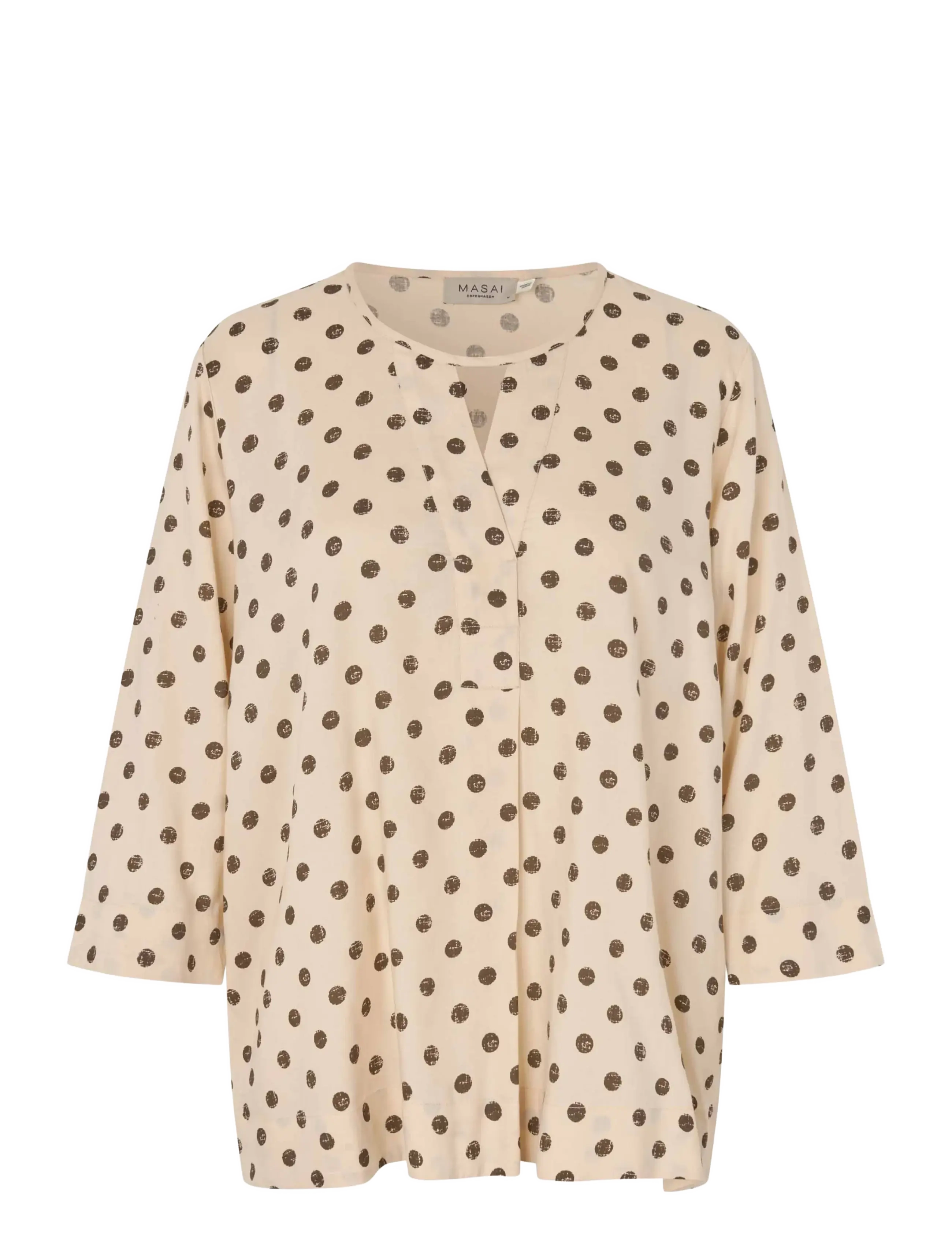 Masai MaBeline - Langærmede bluser - FOG / cream