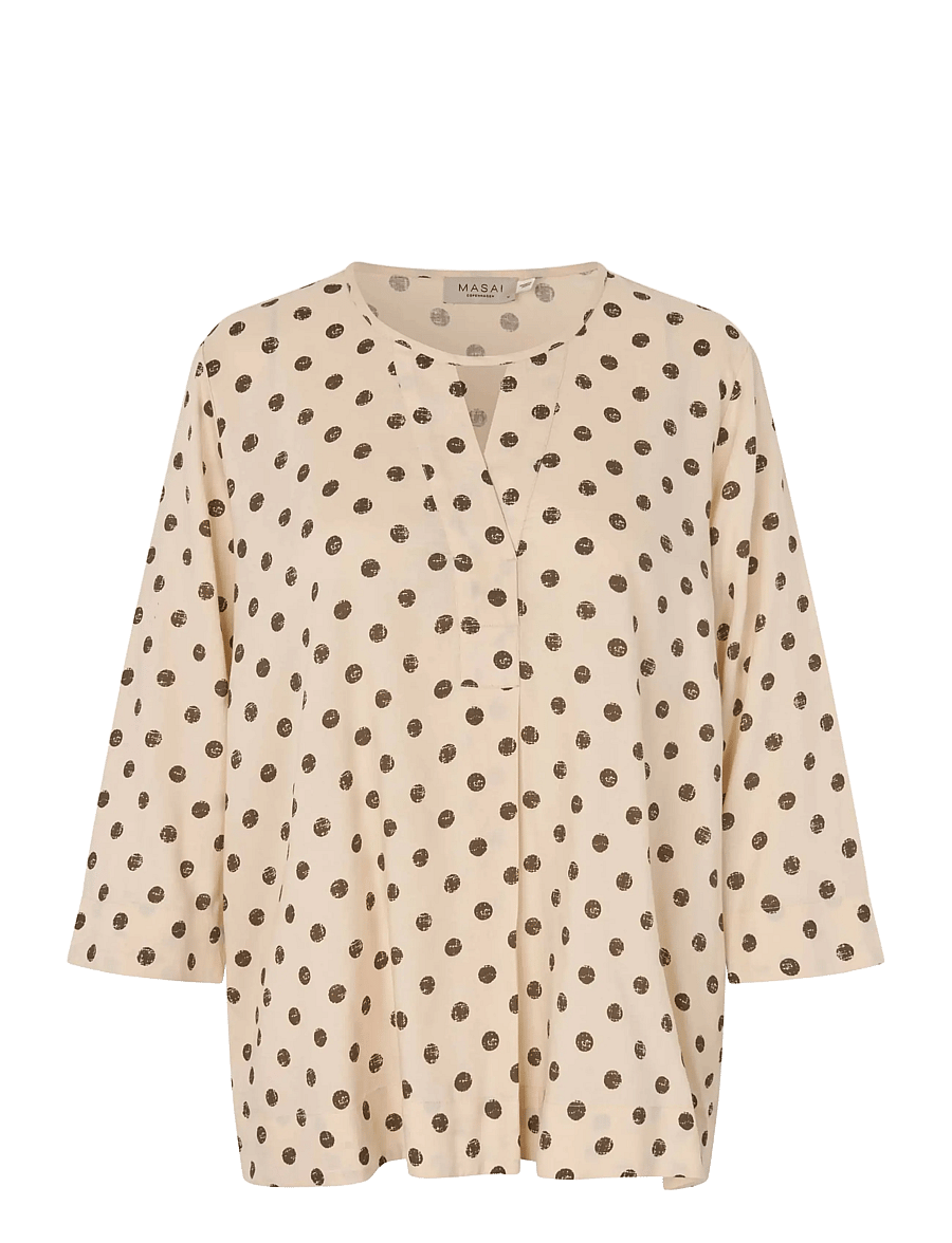 Masai - MaBeline - langærmede bluser - fog - 0