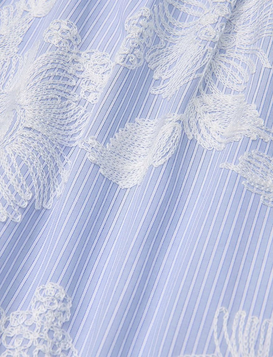 Masai - MaBecca - kurzärmelige blusen - zen blue - 2