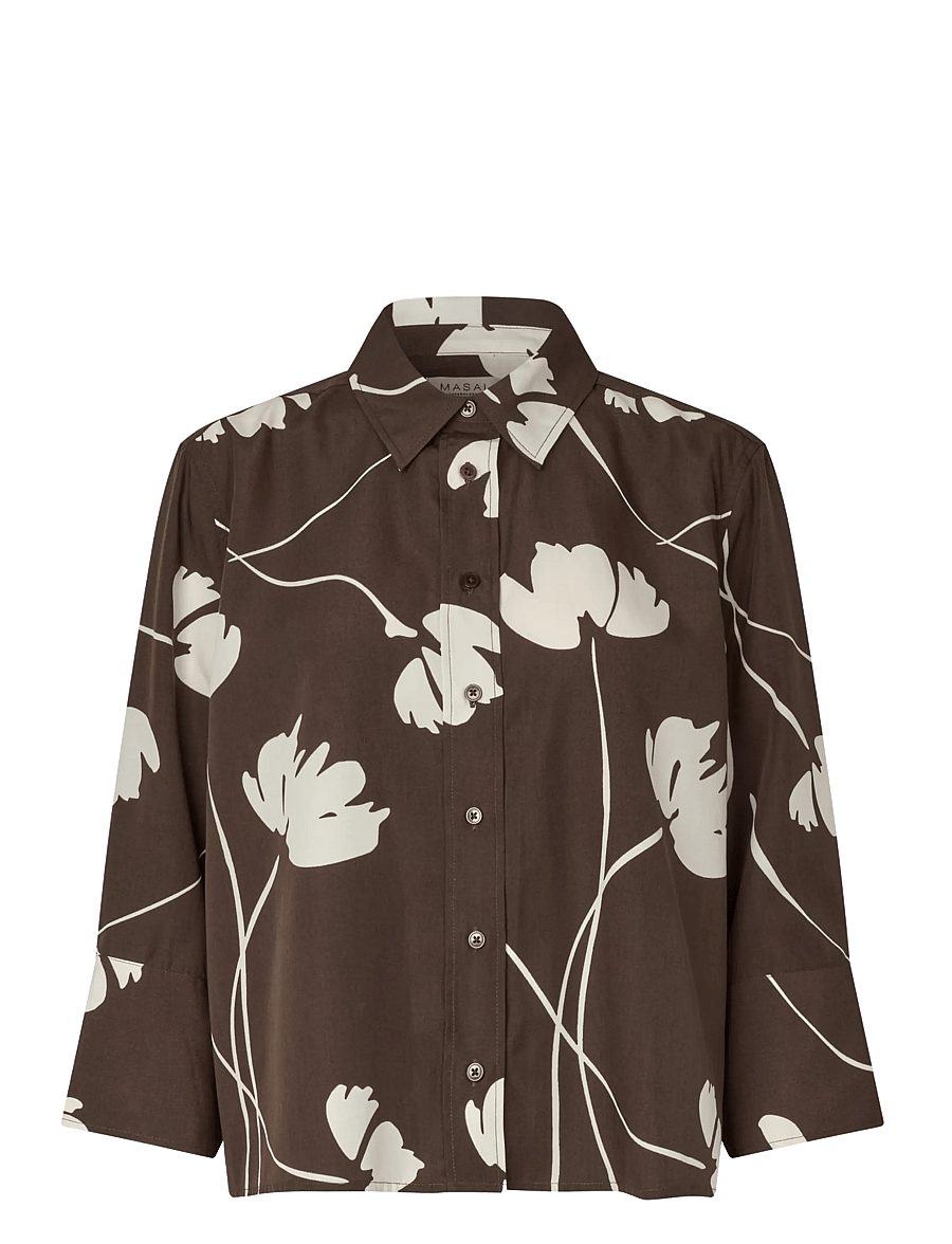 Masai - MaIlonka - langärmlige hemden - slate black - 1