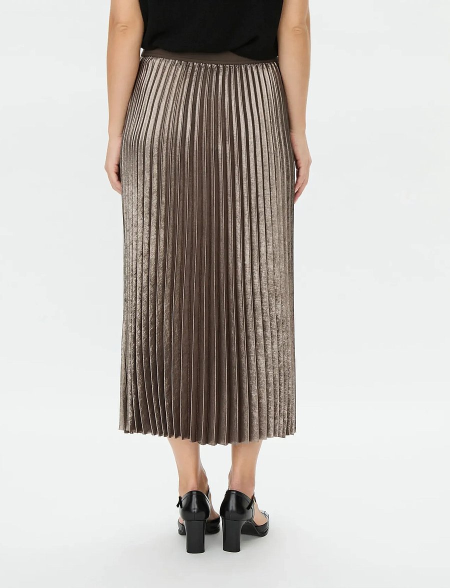Masai - MaSanai - plisseeritud seelikud - dull gold - 4