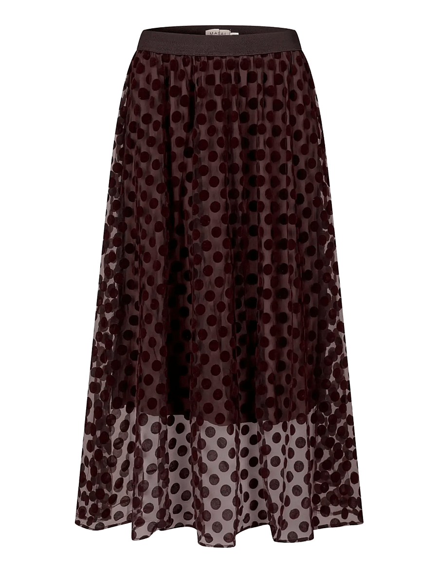 Masai - MaShania - midi nederdele - chocolate plum - 1