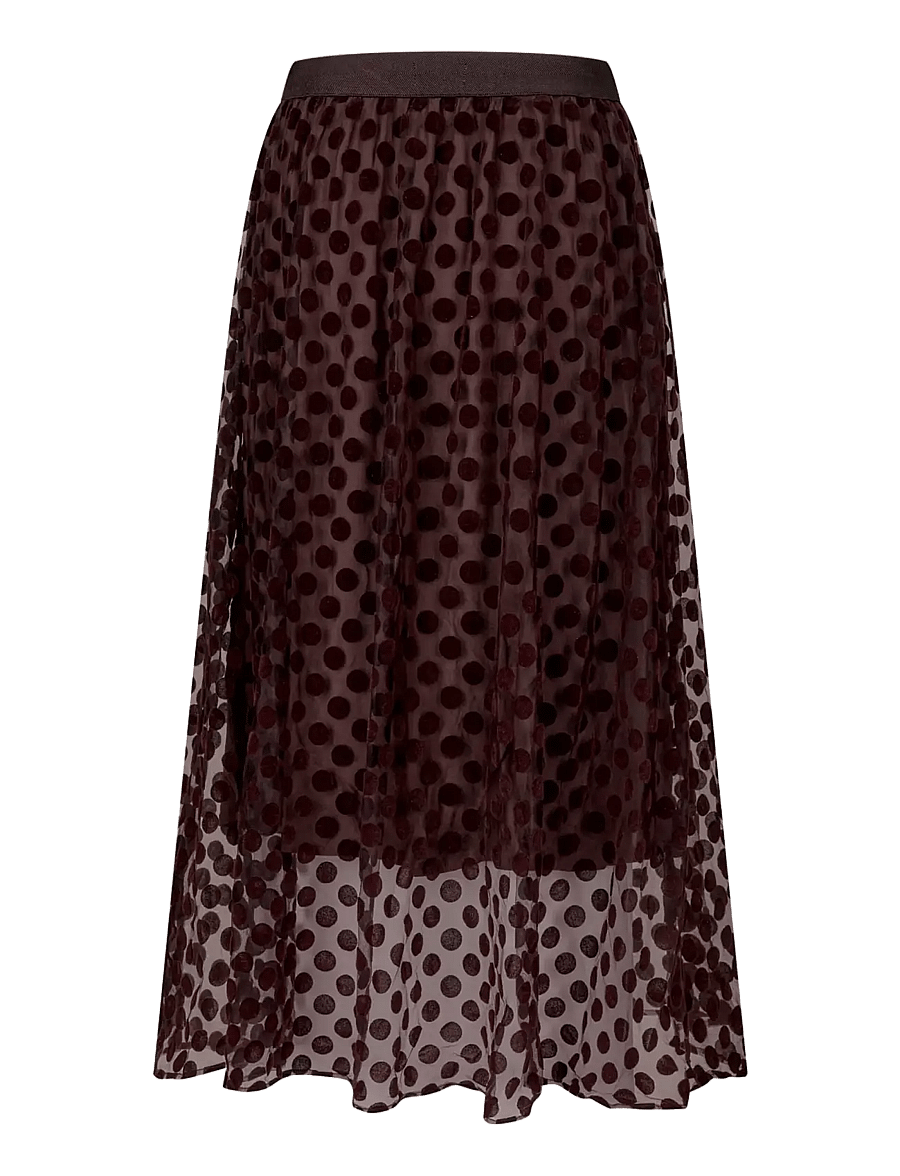 Masai - MaShania - midi nederdele - chocolate plum - 2