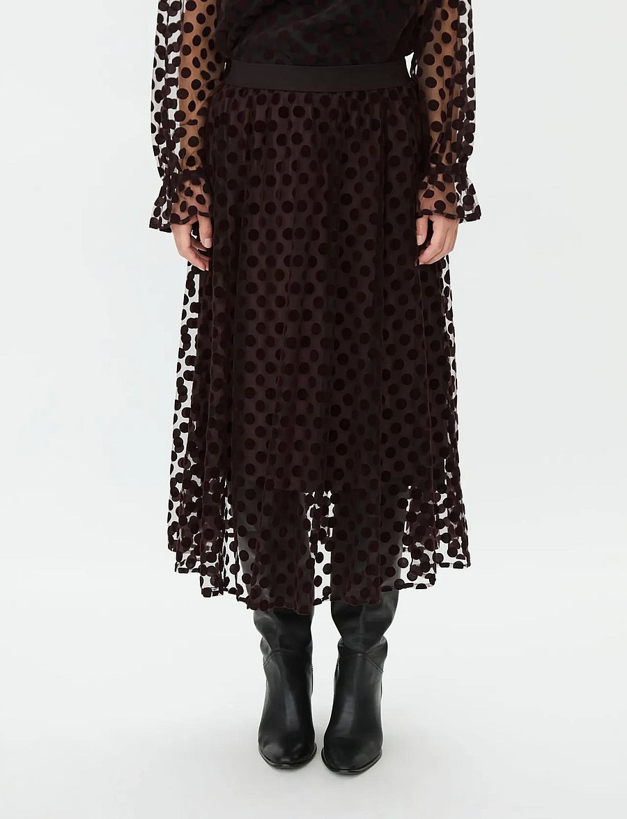 Masai - MaShania - midi nederdele - chocolate plum - 3