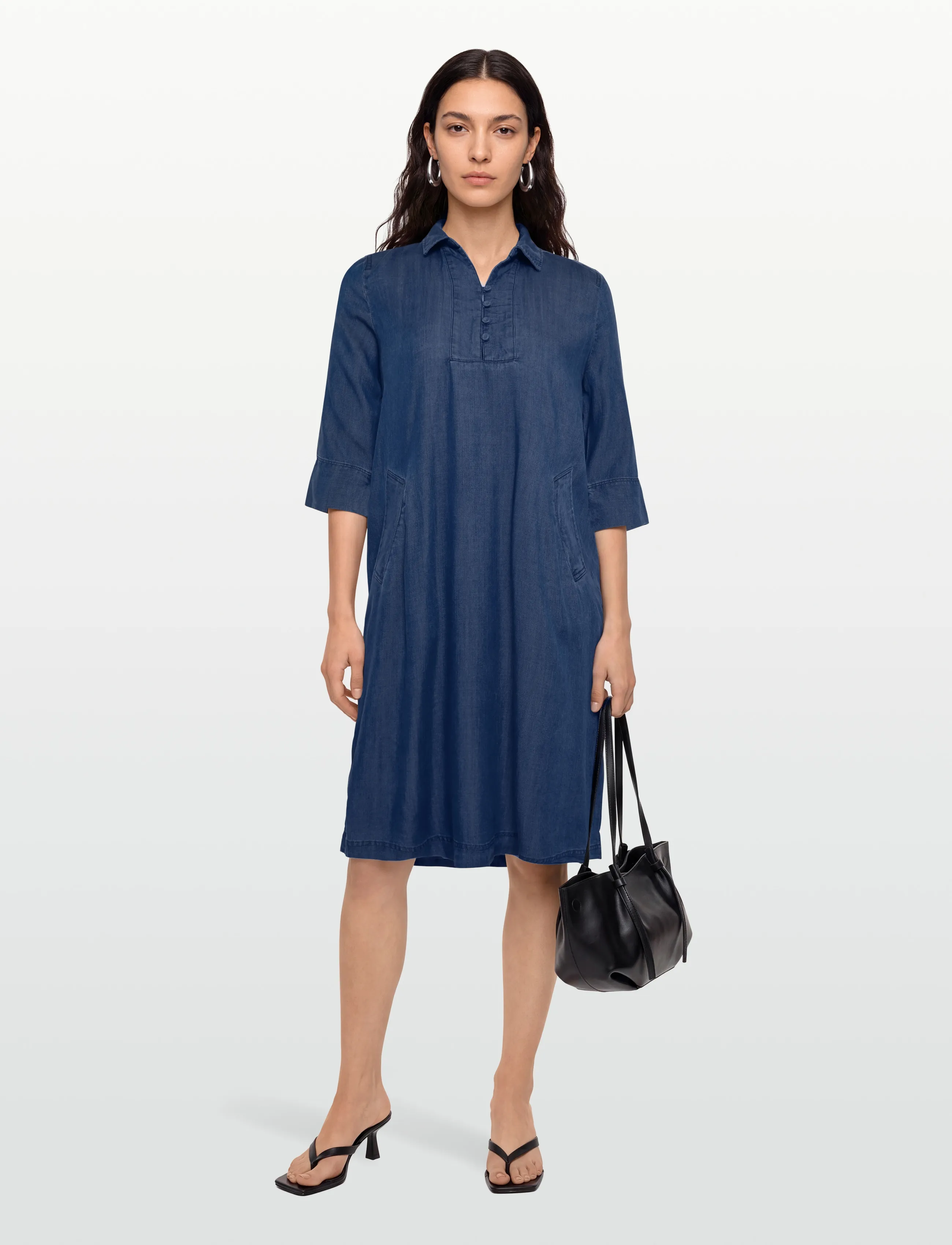 Masai Manahlia, XS, Dresses, Blau - Knee-length & Midi, Frauen
